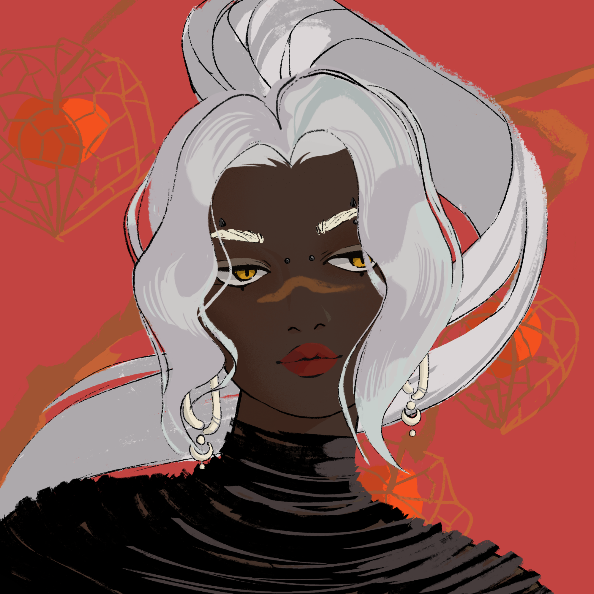 a portrait of Sakar the shiny