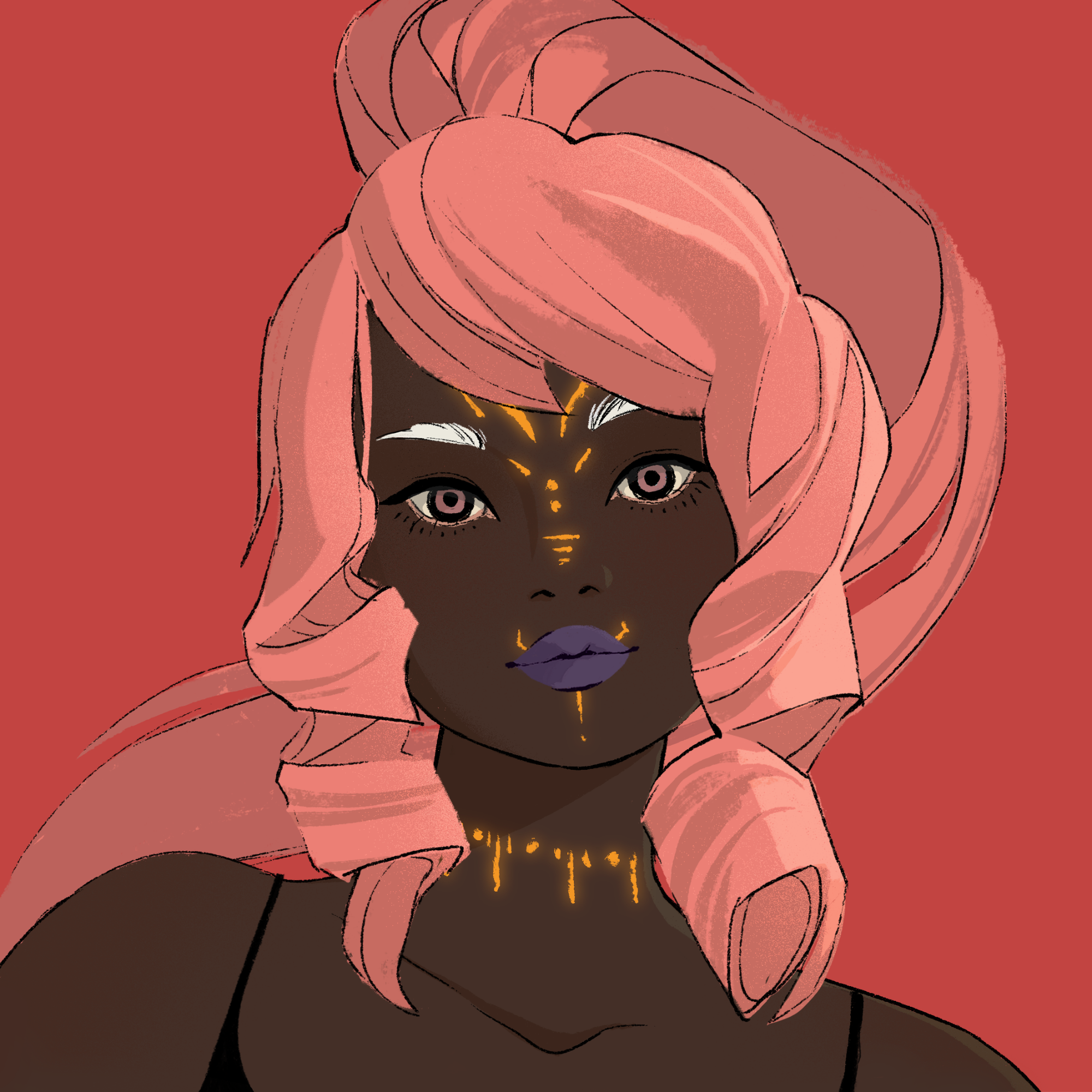 a portrait of Cathode the seasoned