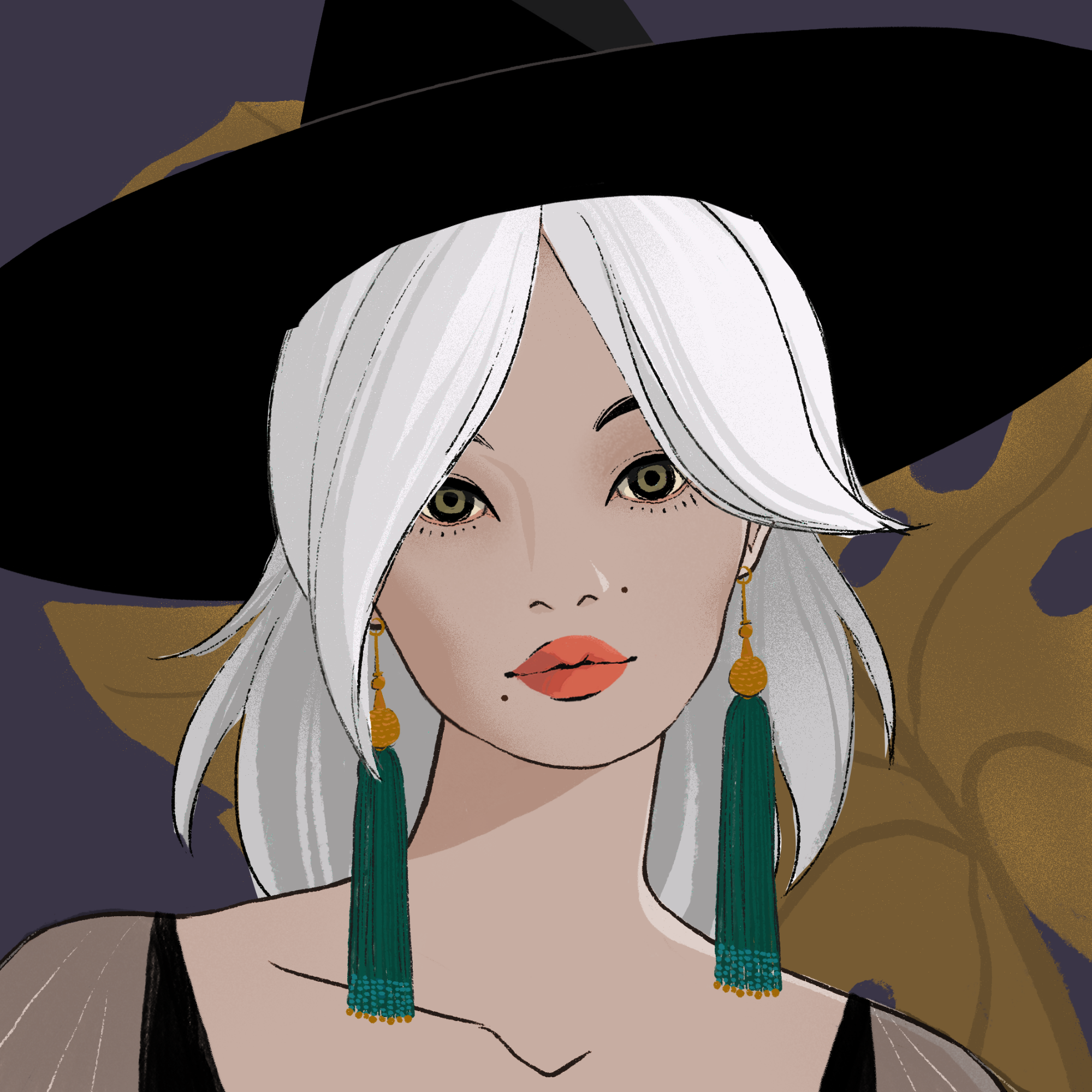 a portrait of Myrtle the fine
