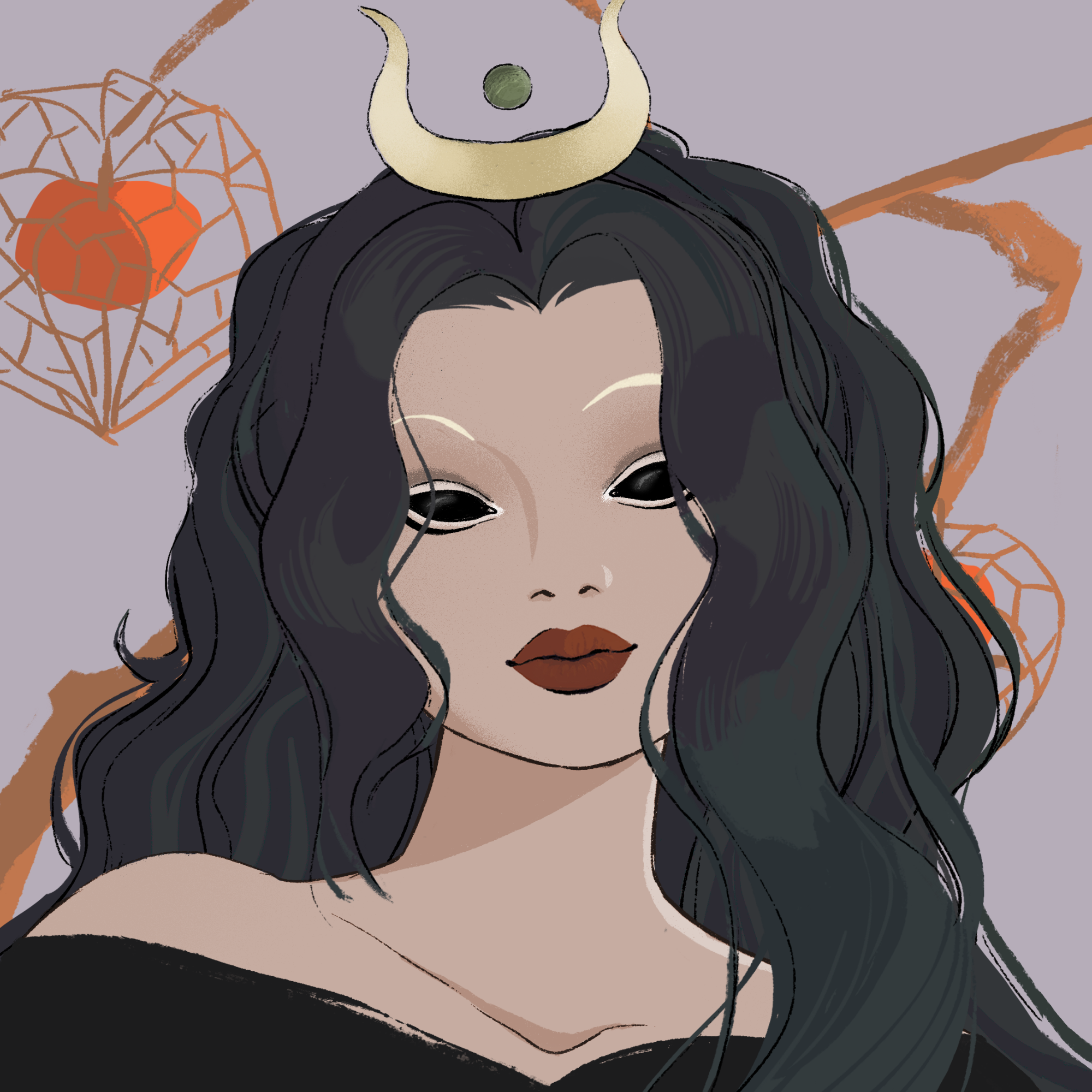 a portrait of Sibyl, the atmospheric bubble