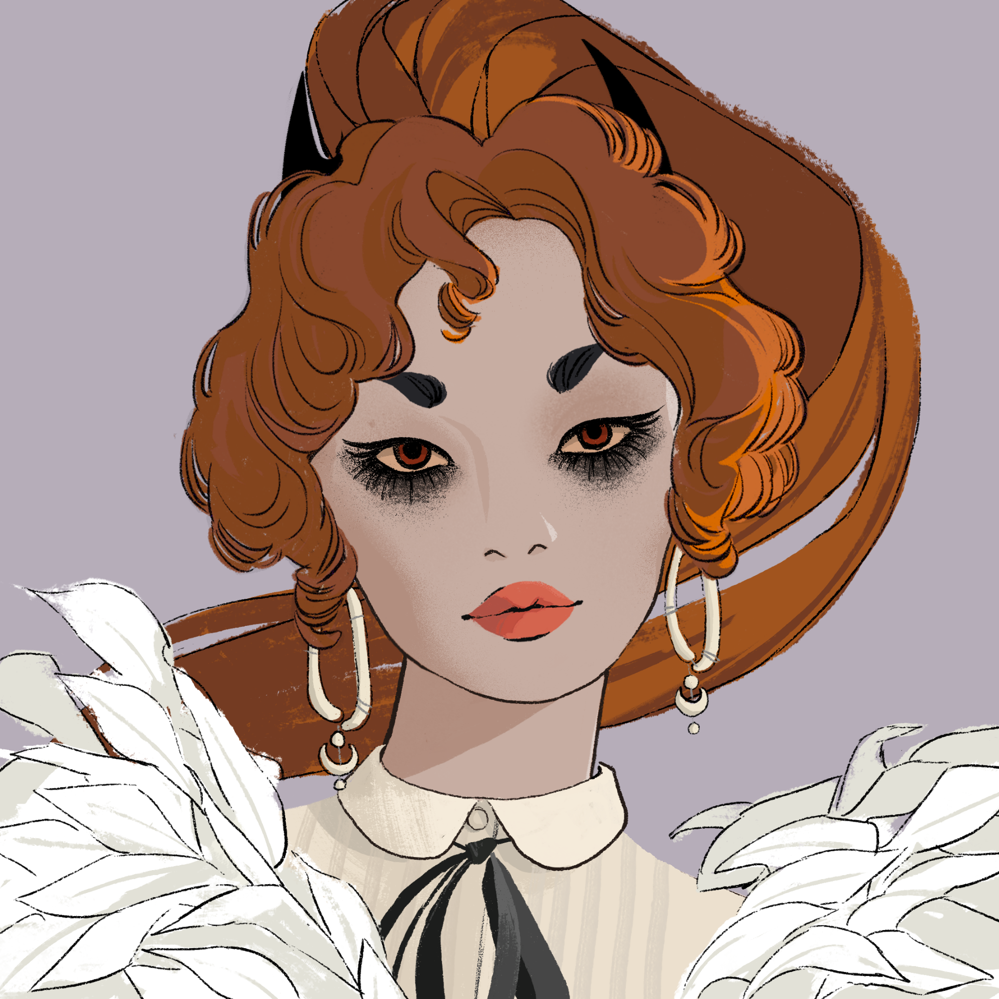 a portrait of Manganese, the pale grimoire