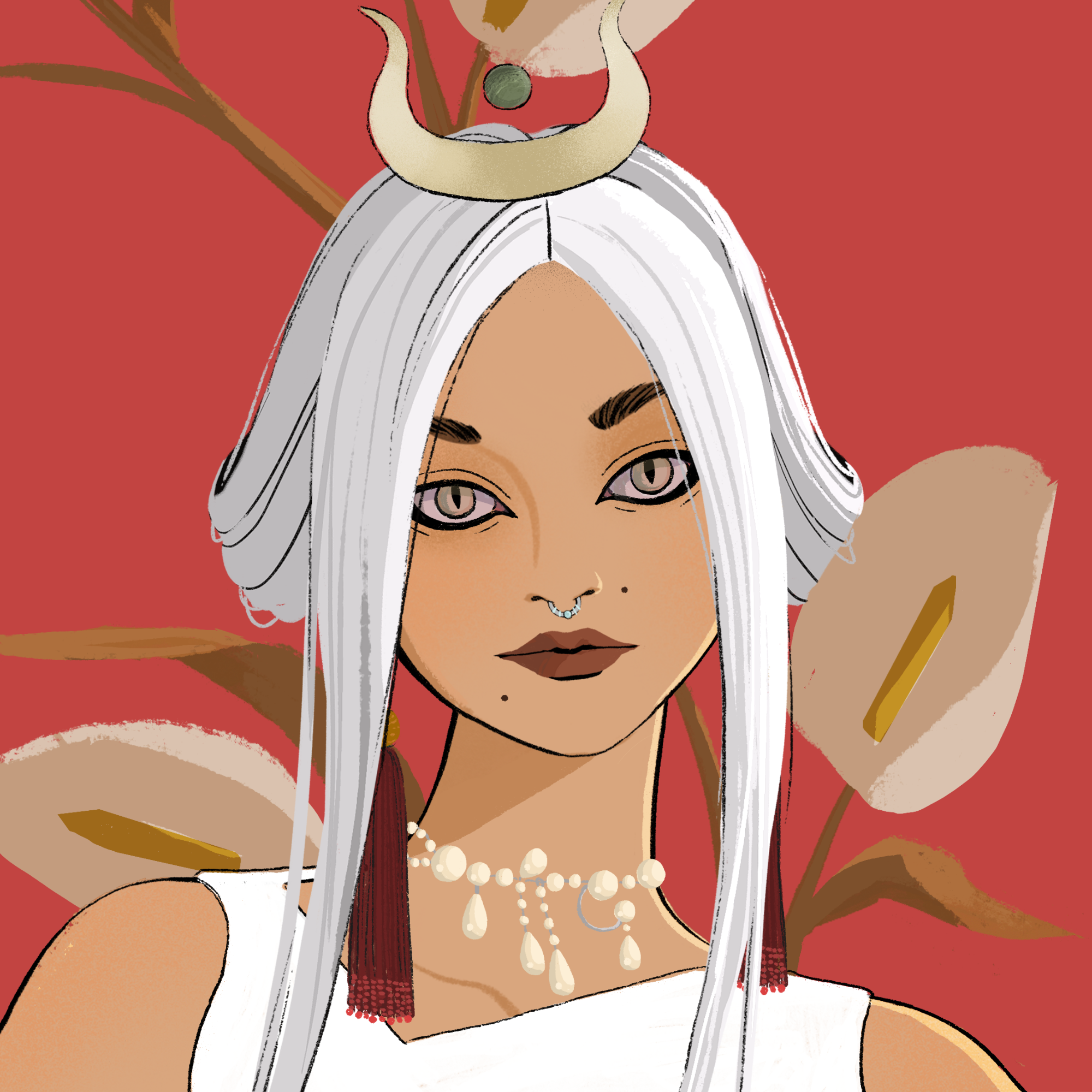 a portrait of Minuet, the stimulating glove