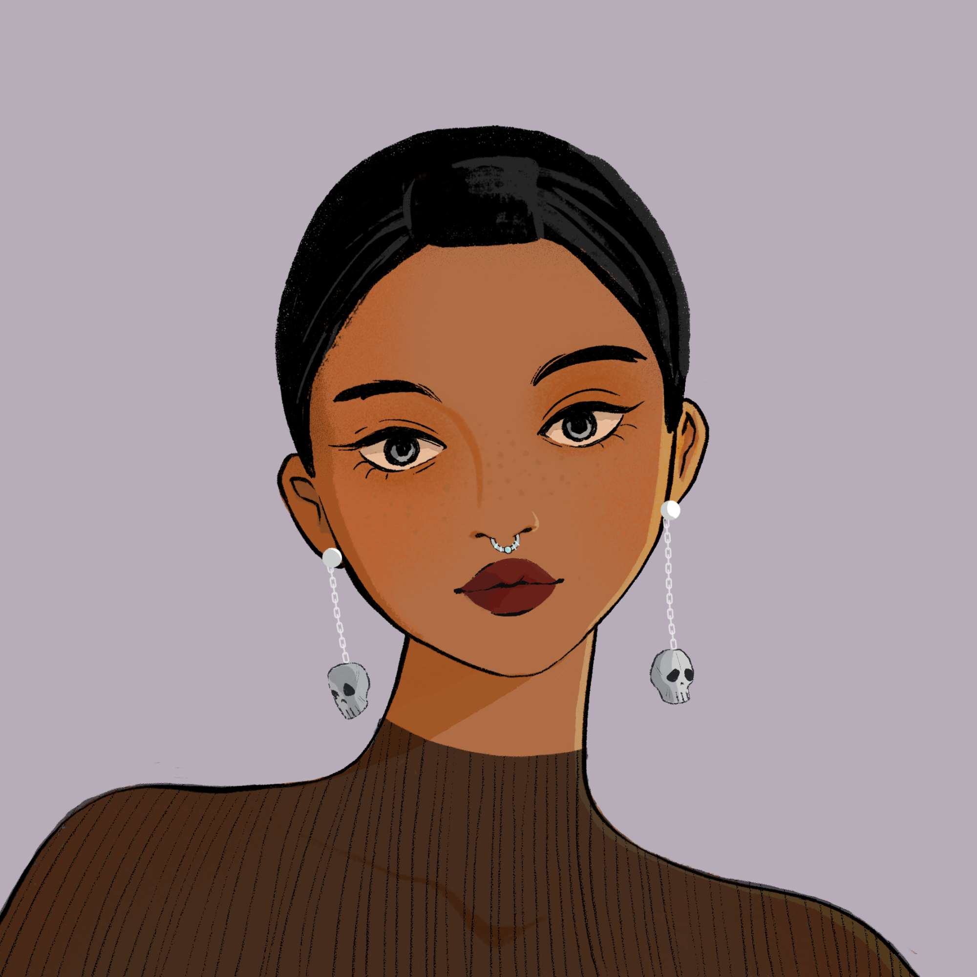 a portrait of Alizarin, the cold crucible