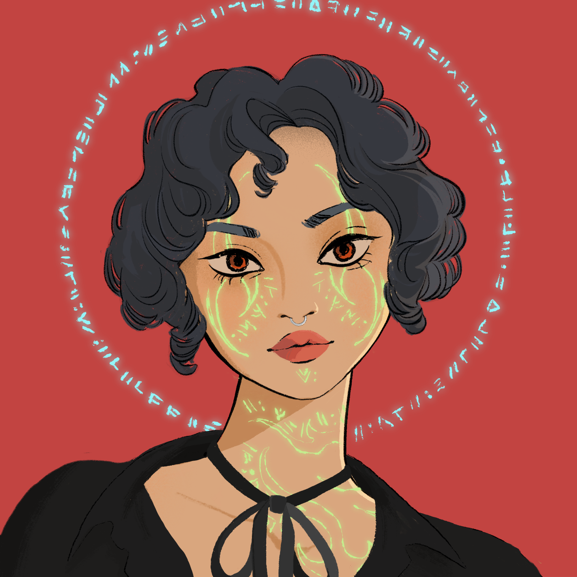 a portrait of Altair the callibrated