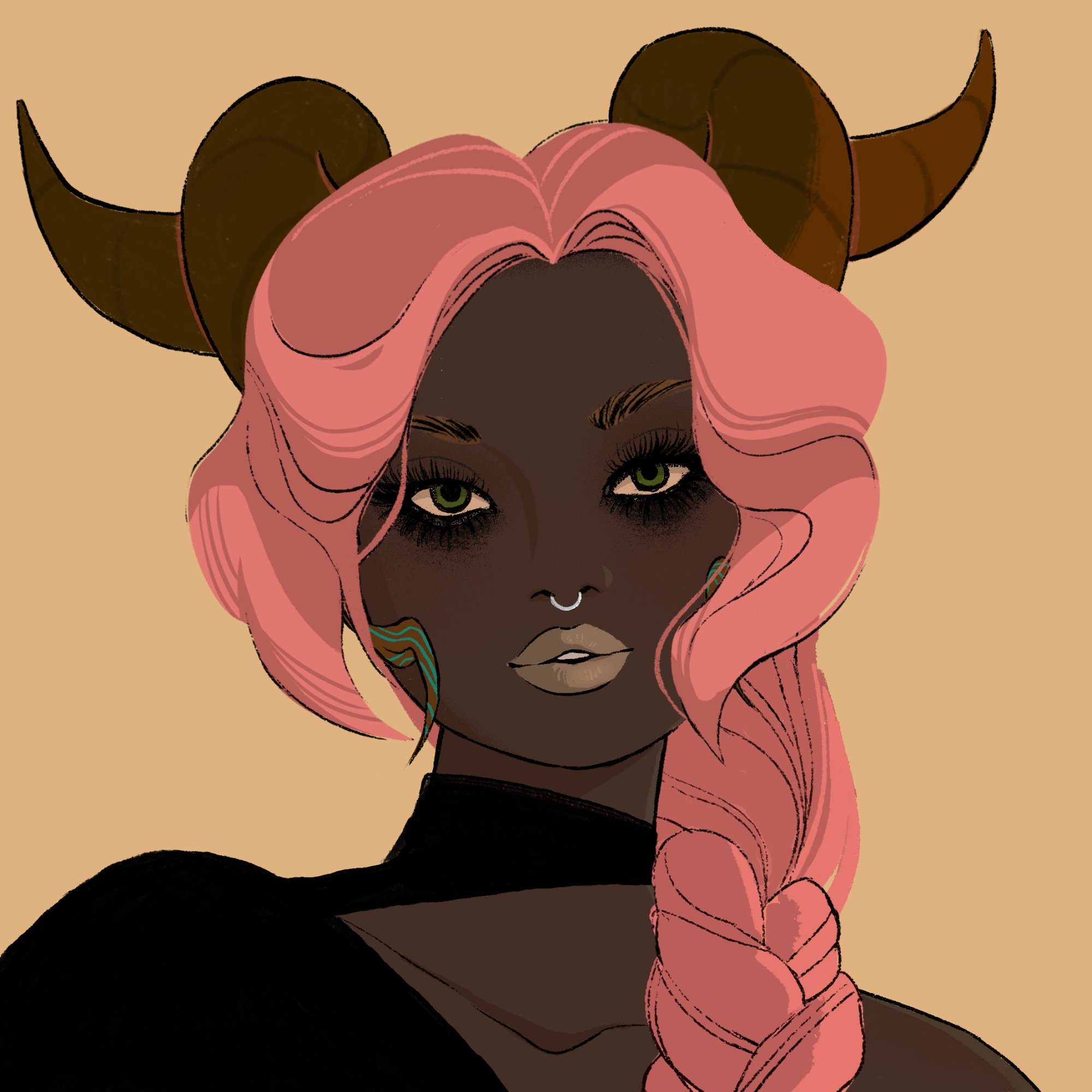 a portrait of Tambora, the flaming detonator