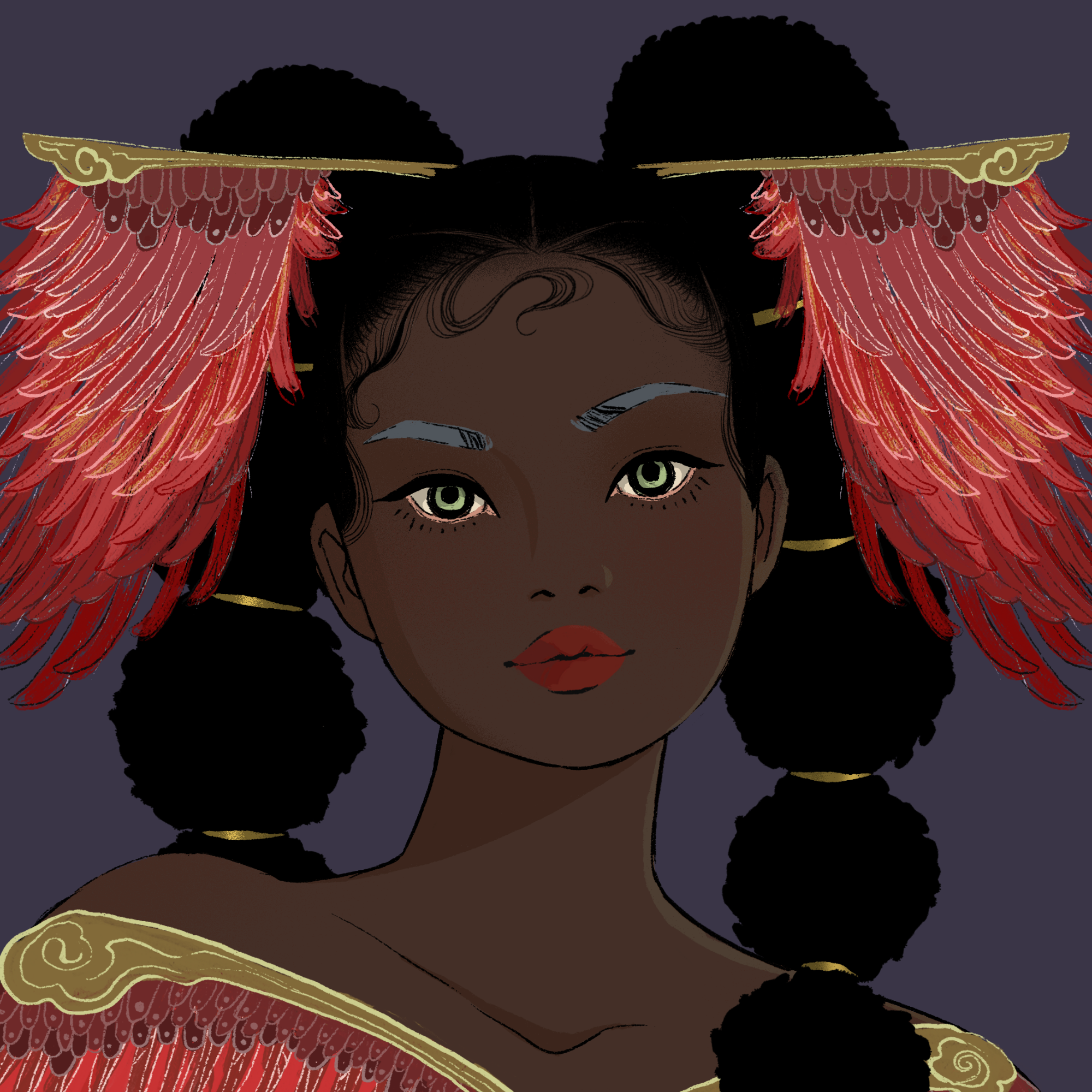 a portrait of Hedione chalice