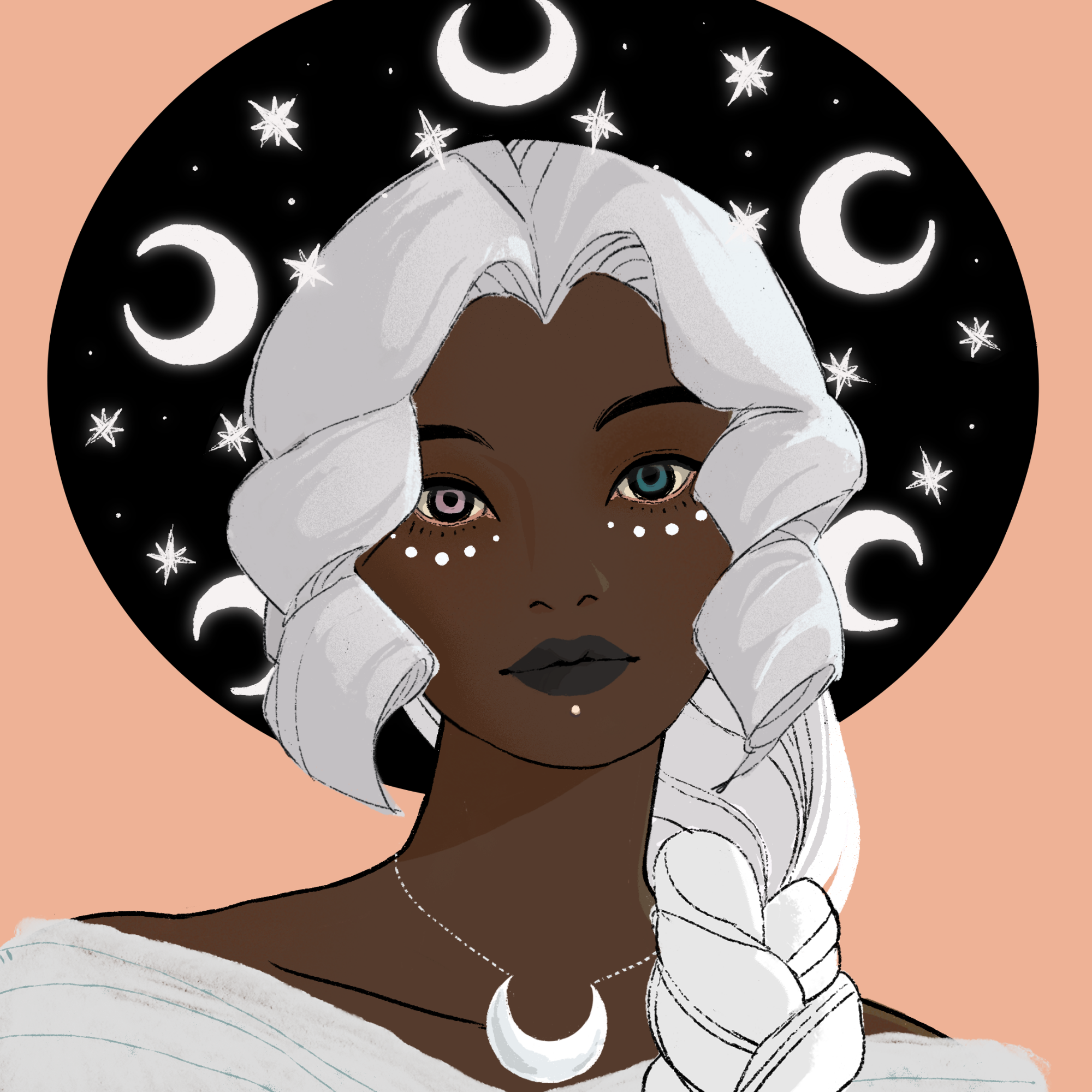 a portrait of Amanita, the true wheelbarrow