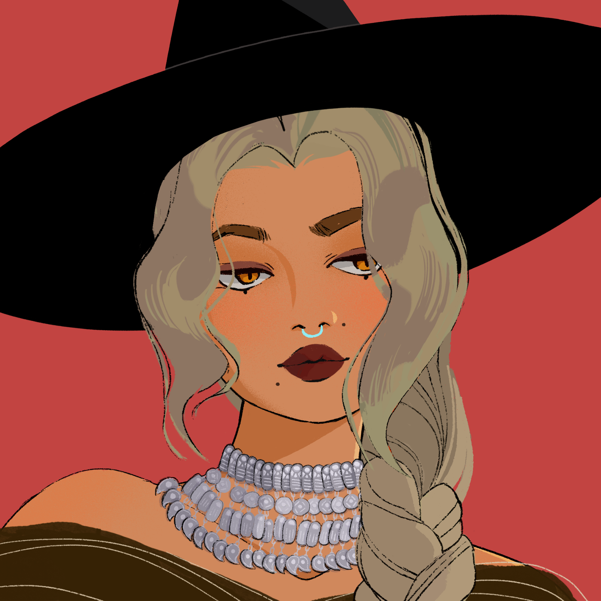 a portrait of Mademoiselle hedione