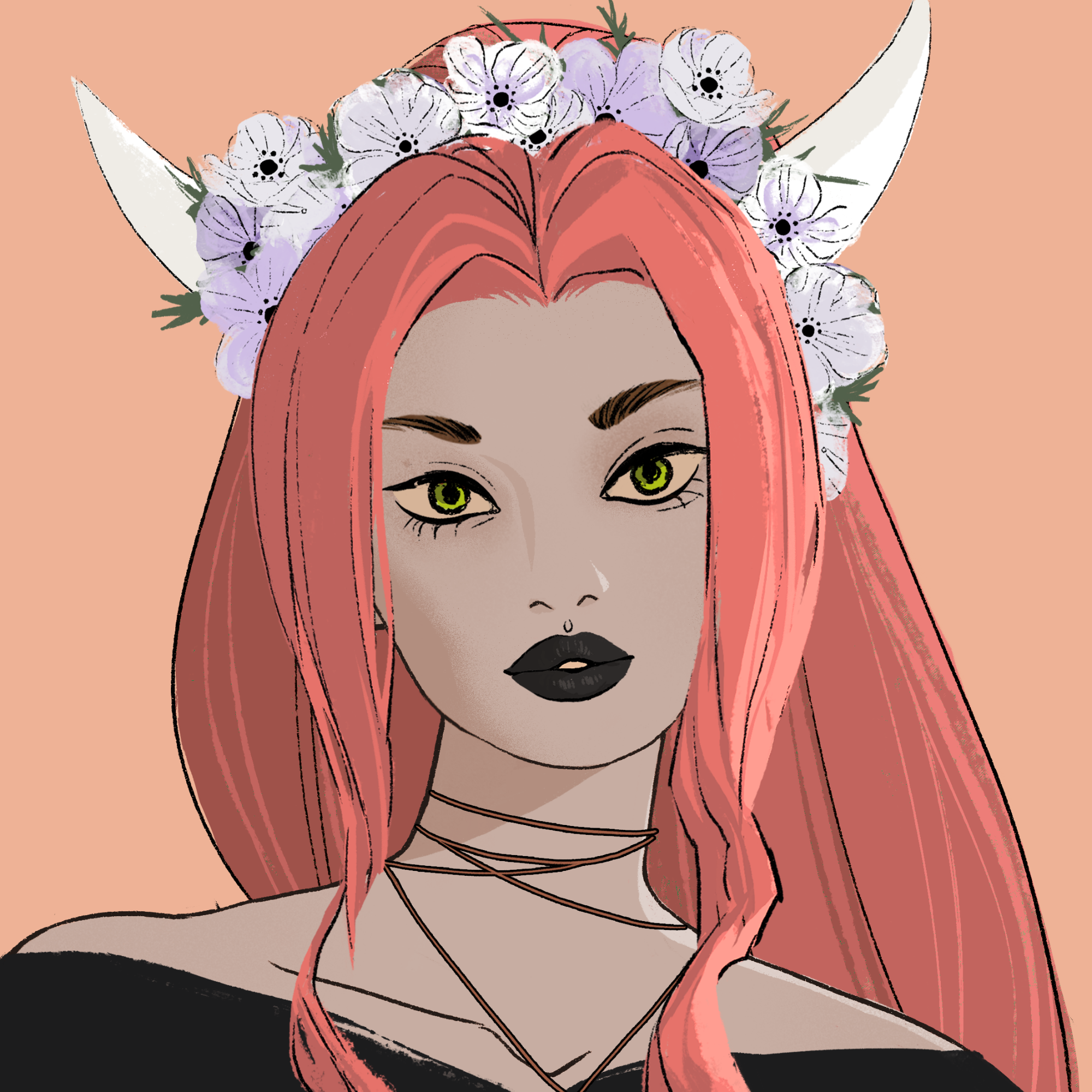 a portrait of Lavender, the ginger shortcake