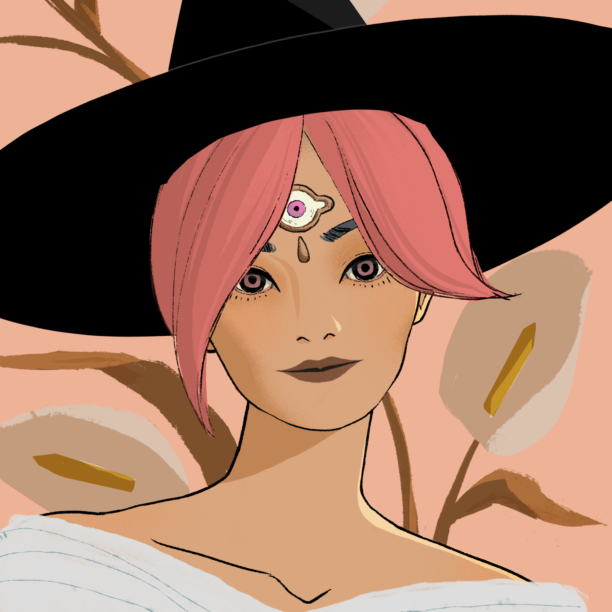 a portrait of Lychee of the void