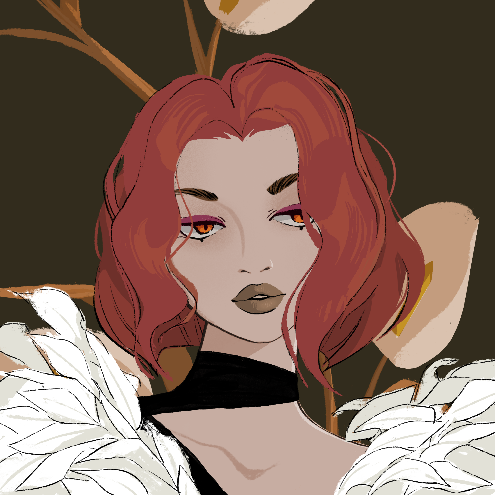 a portrait of Francium of the wastes