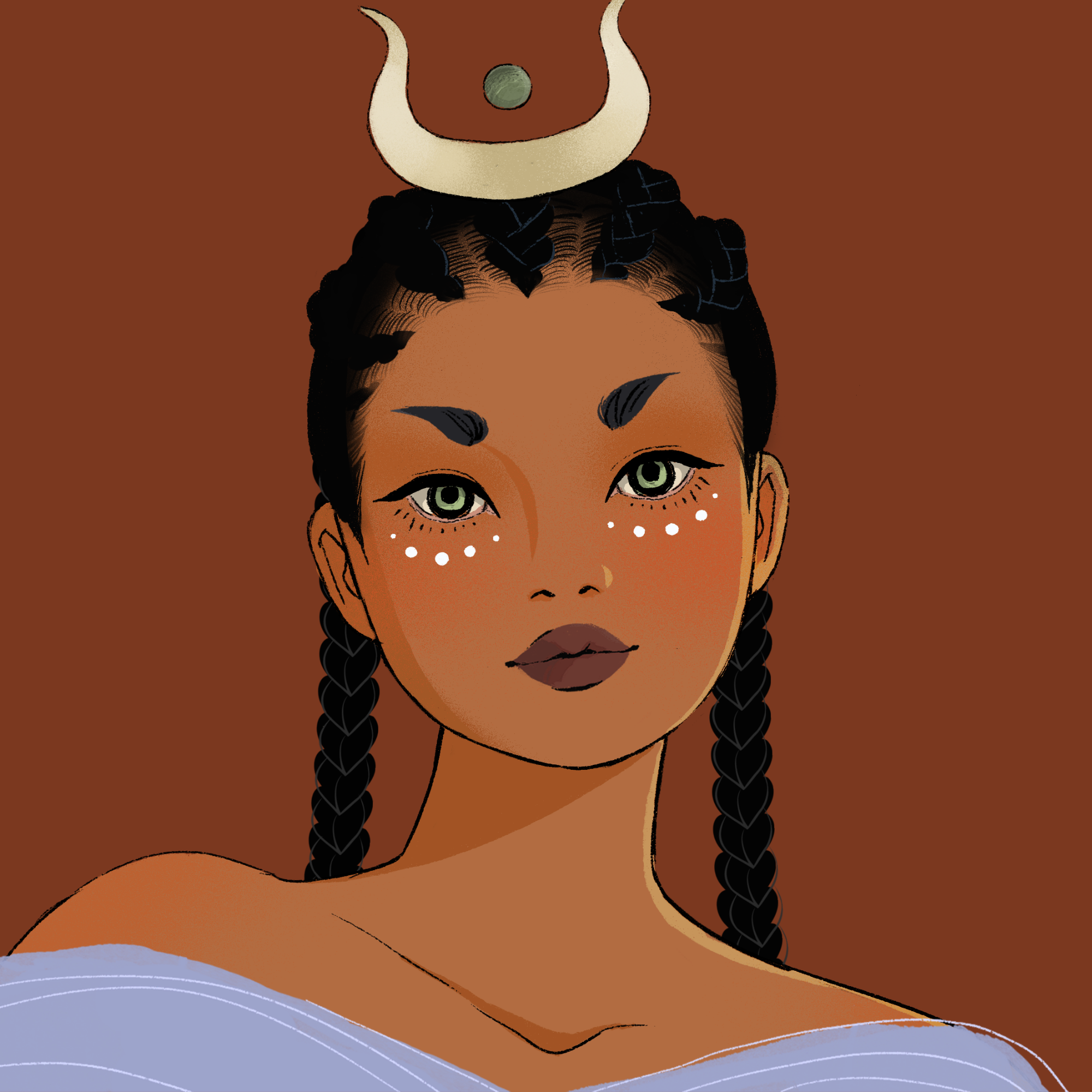 a portrait of Lady stiletto