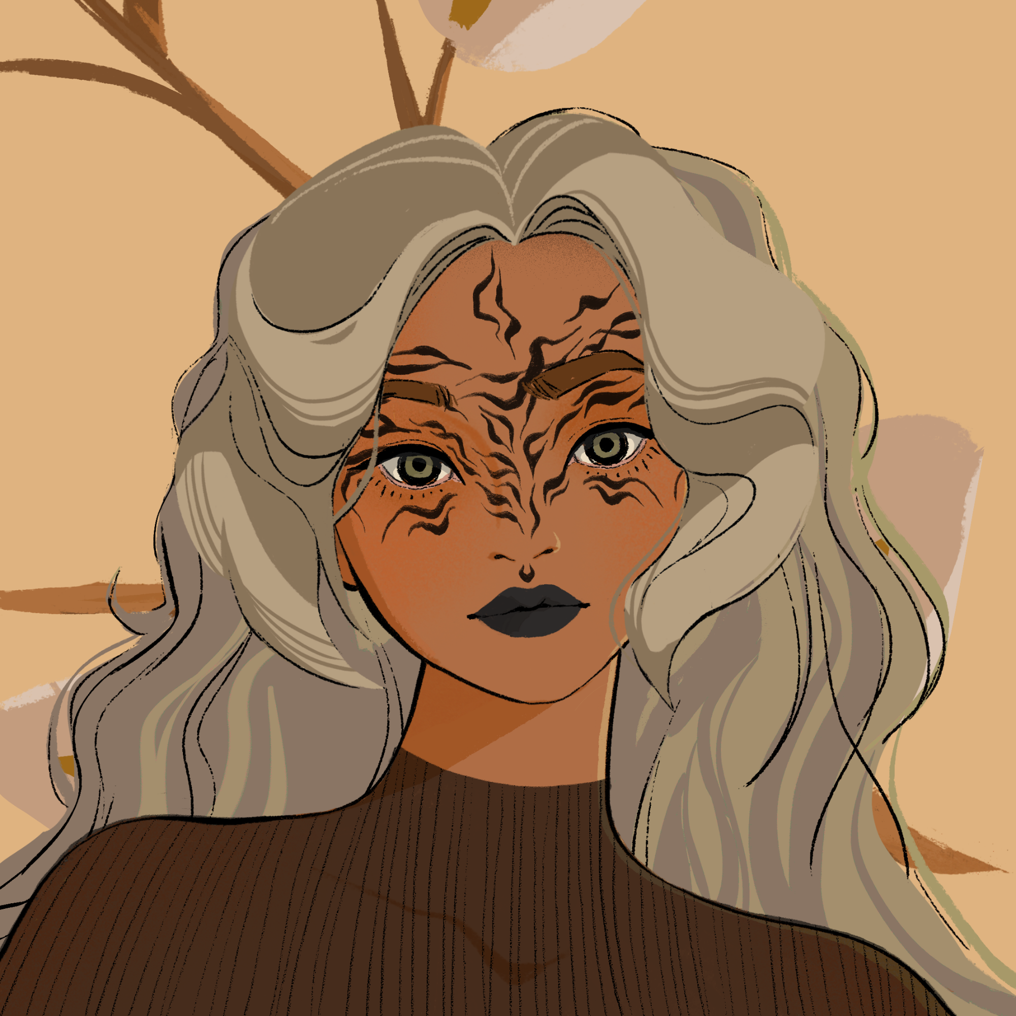 a portrait of The flame