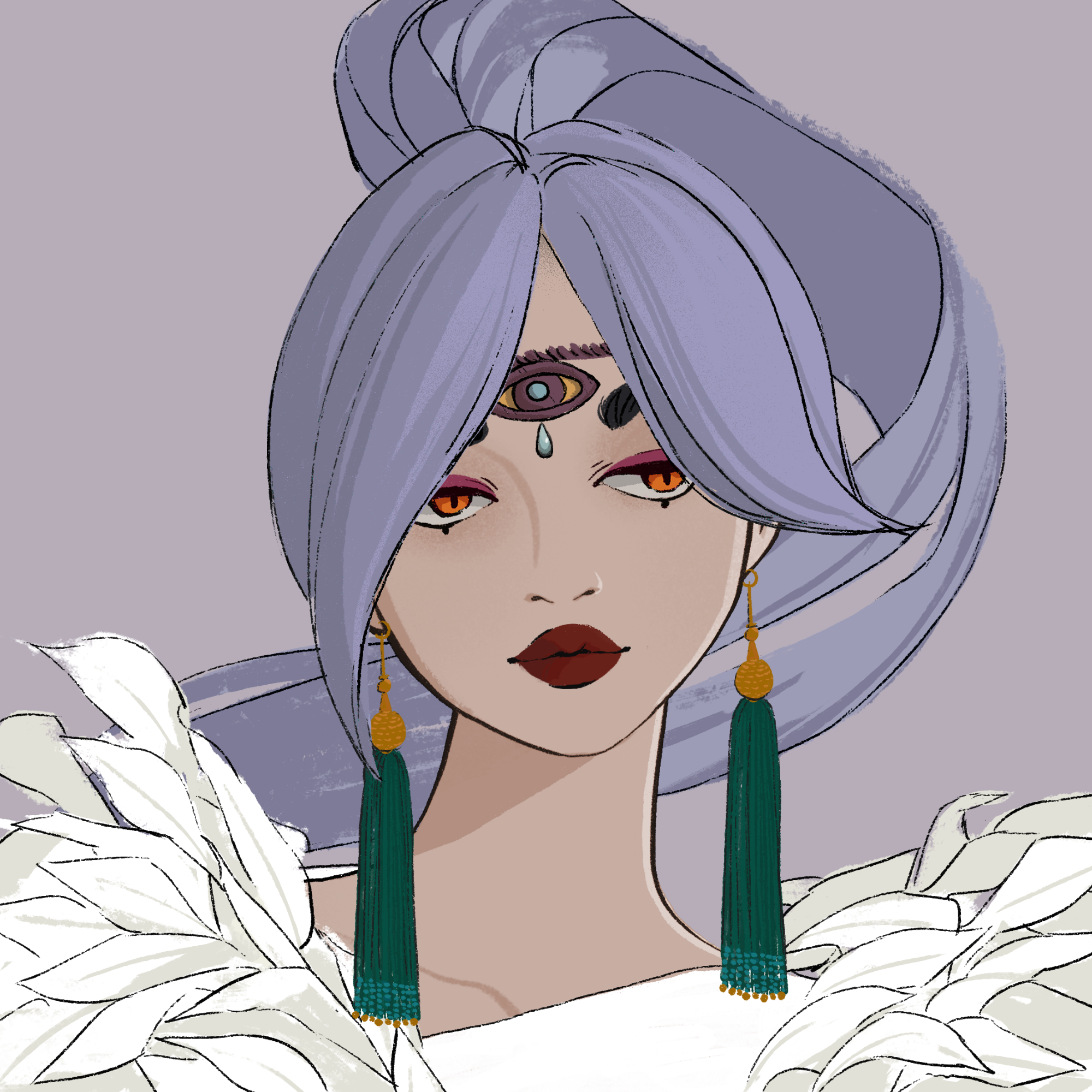 a portrait of Petunia of the orrery