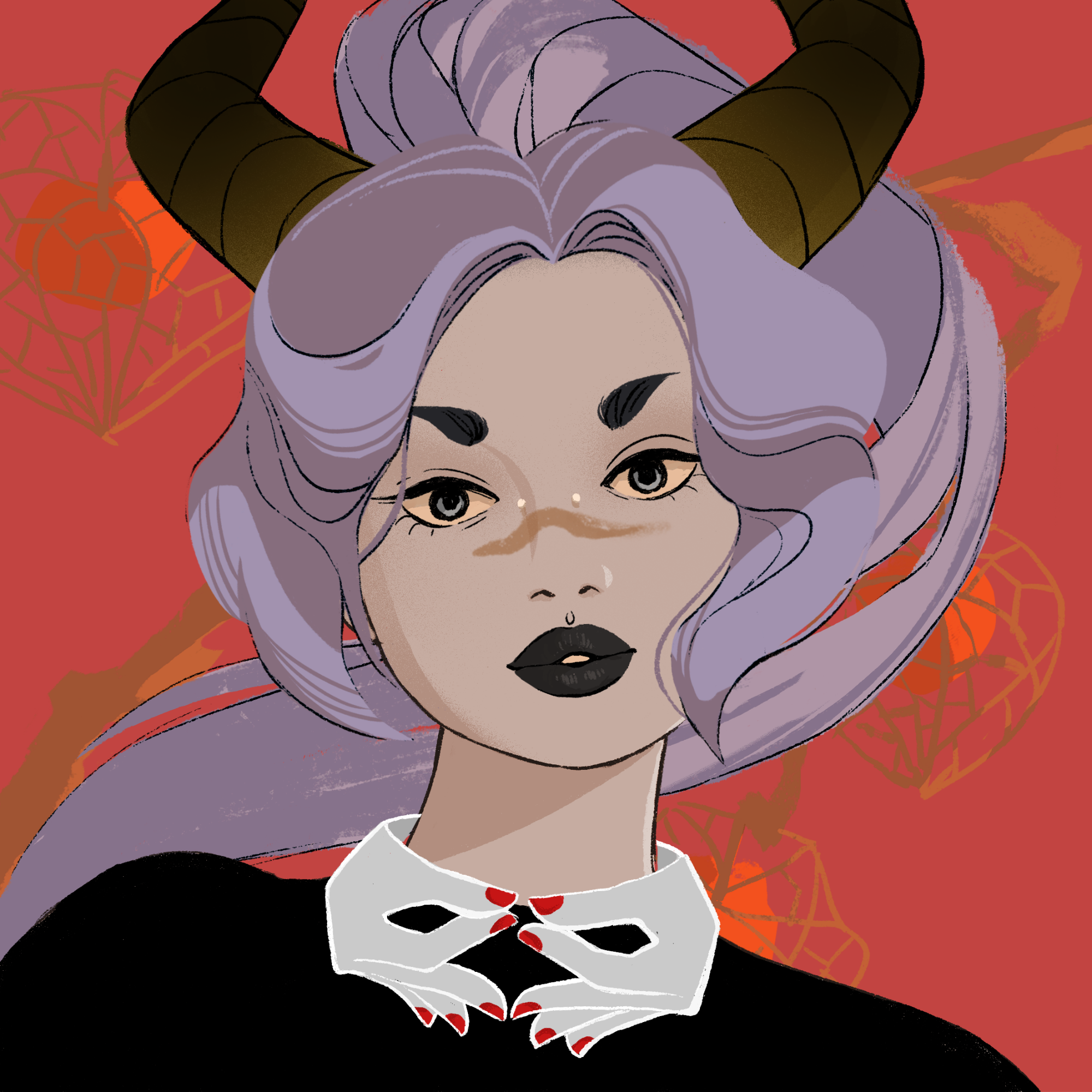 a portrait of Iodine the sardonic