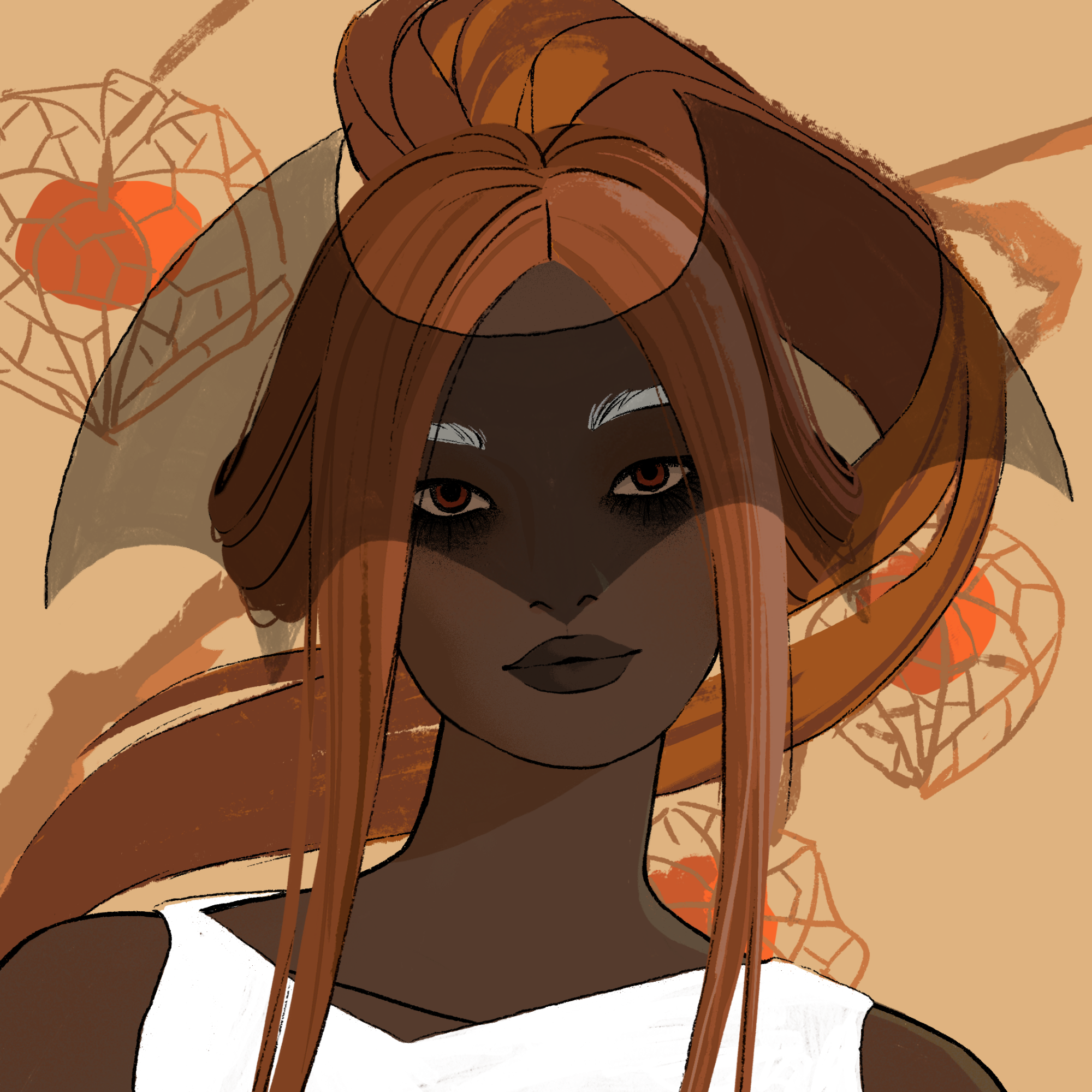 a portrait of Afzelia the elegant