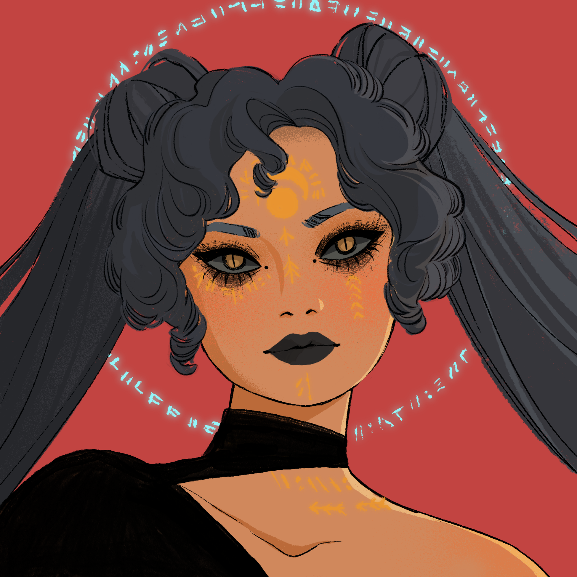 a portrait of Lyra, the basic sundial