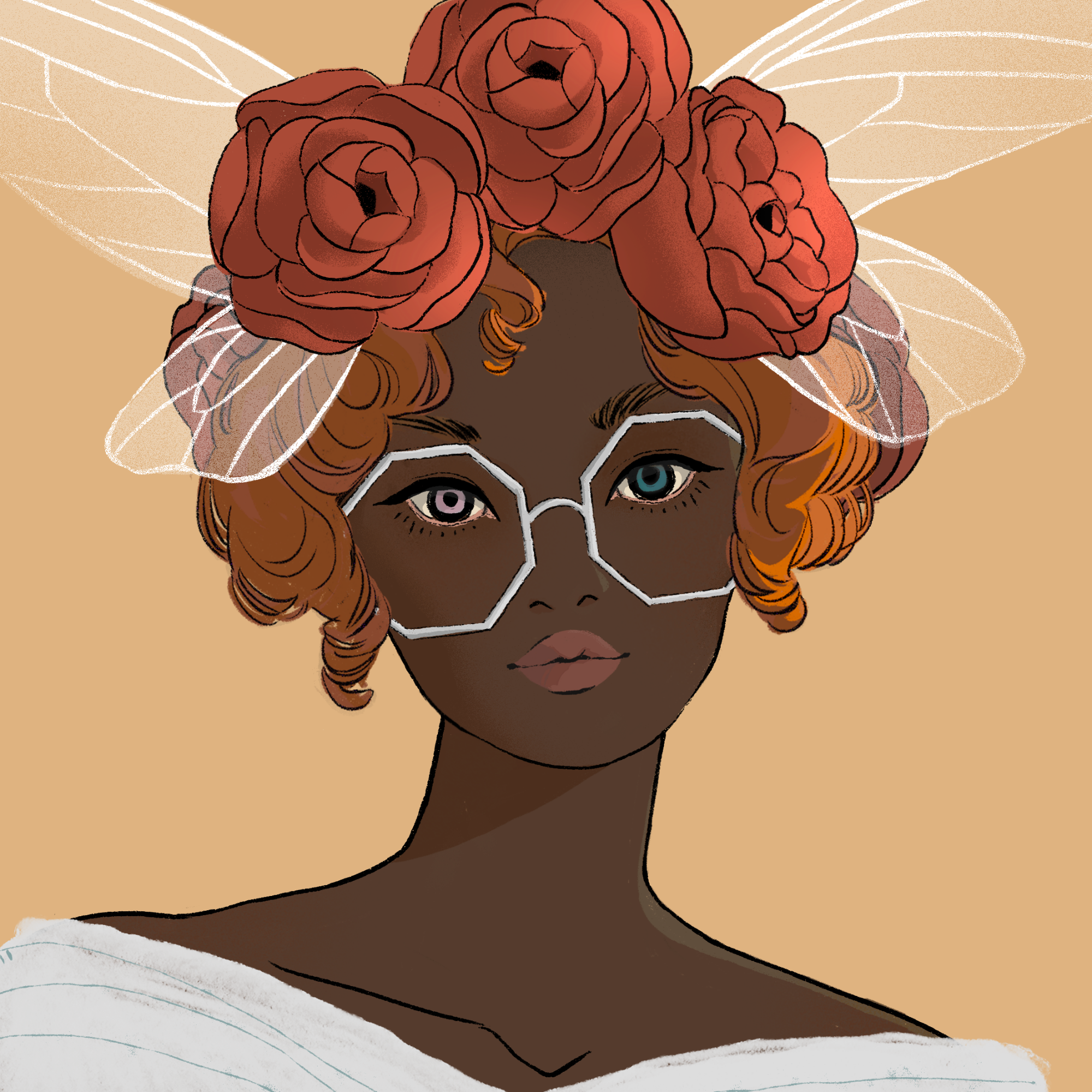 a portrait of Marrow, the ample crate