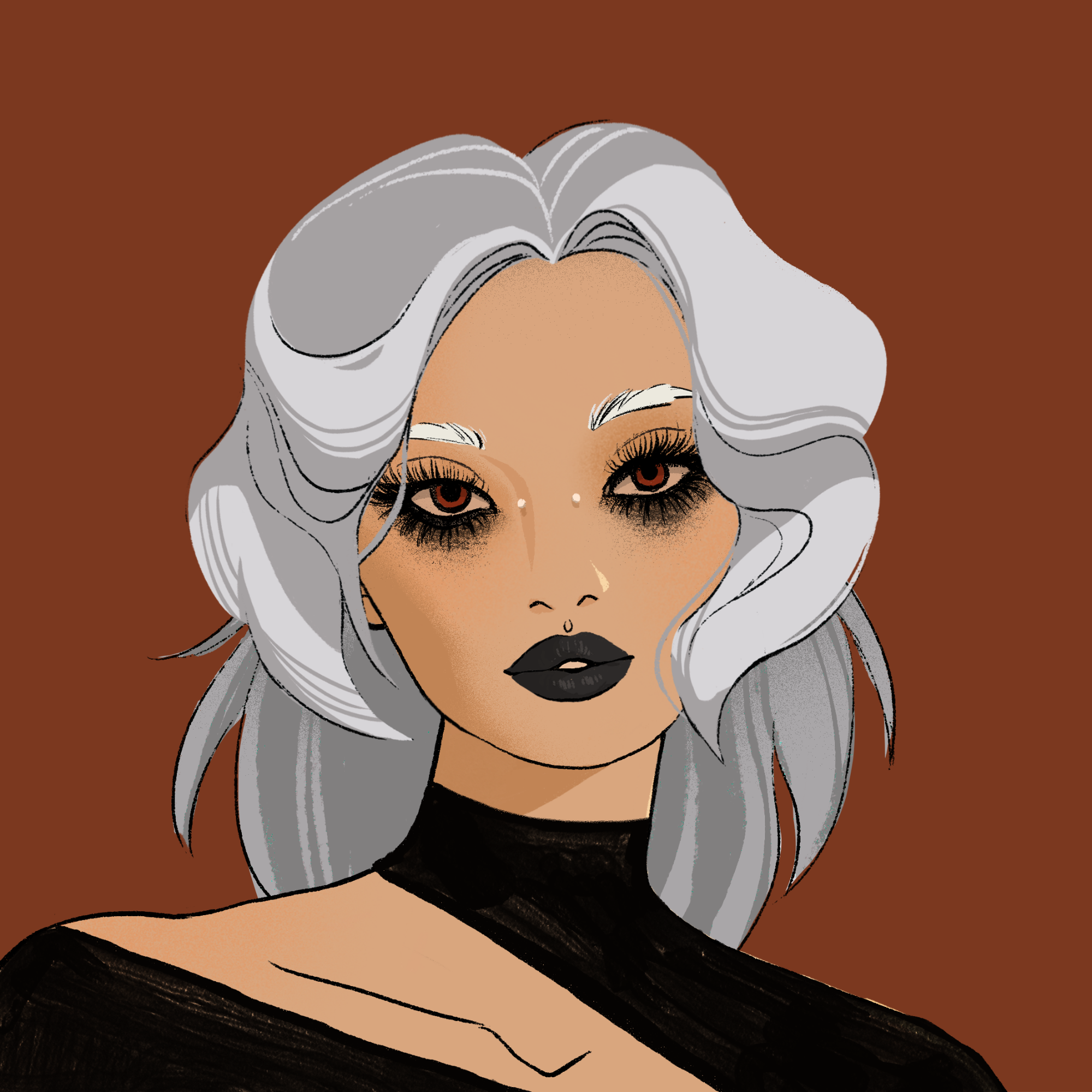 a portrait of Carrizozo, the dark gunpowder
