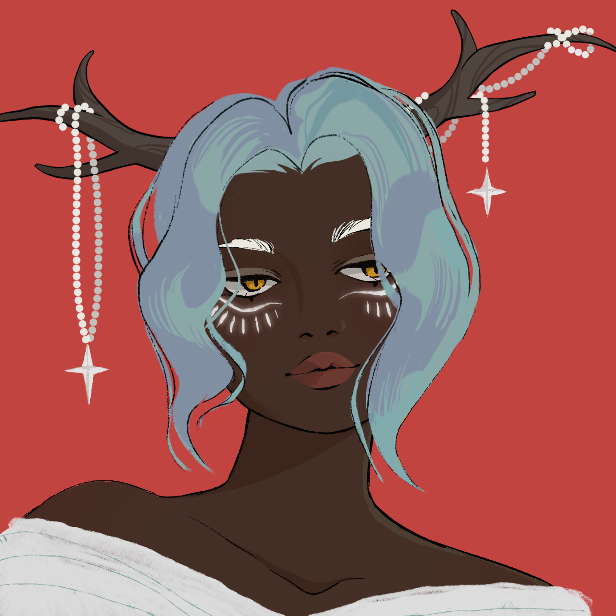 a portrait of Morel, the taupe cupcake