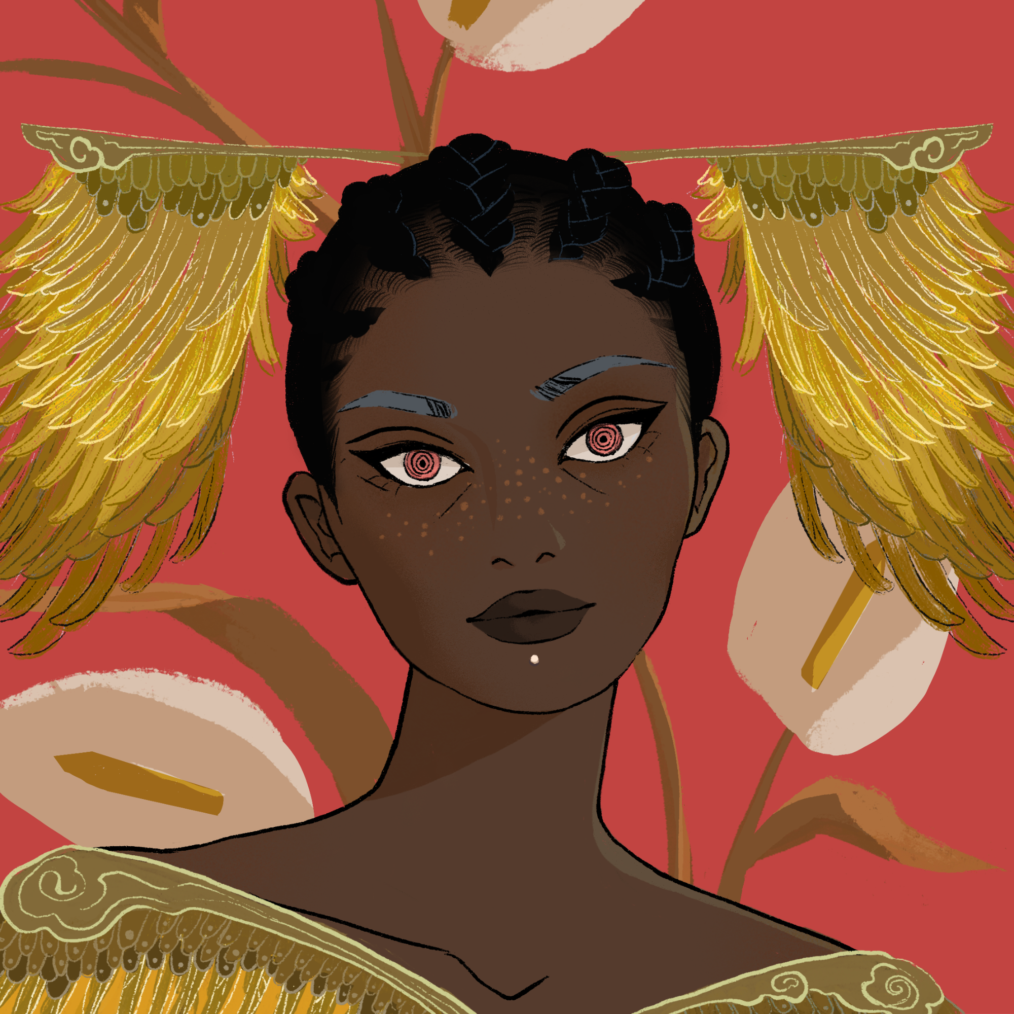 a portrait of Partita the precious