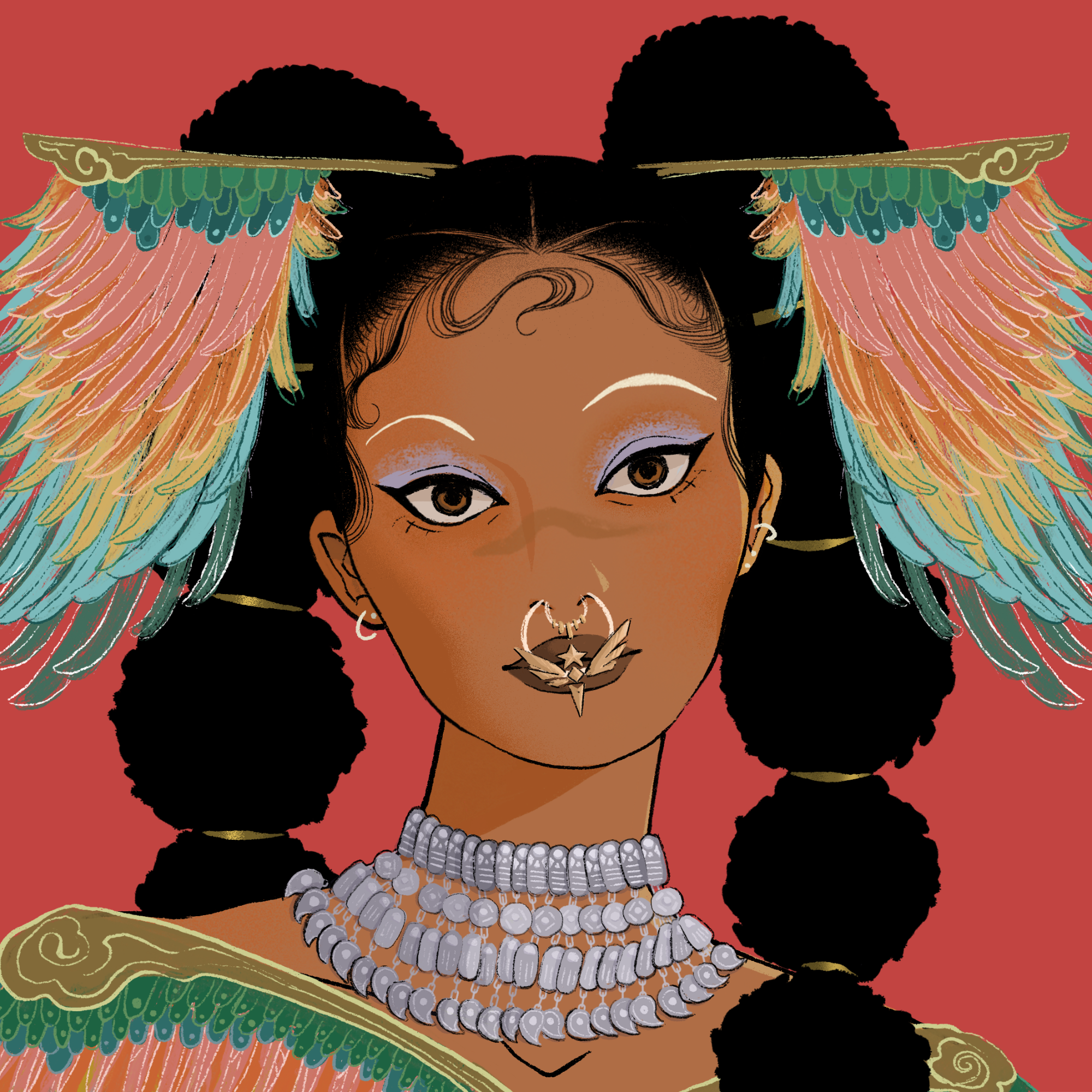 a portrait of Alexandrite the alluring