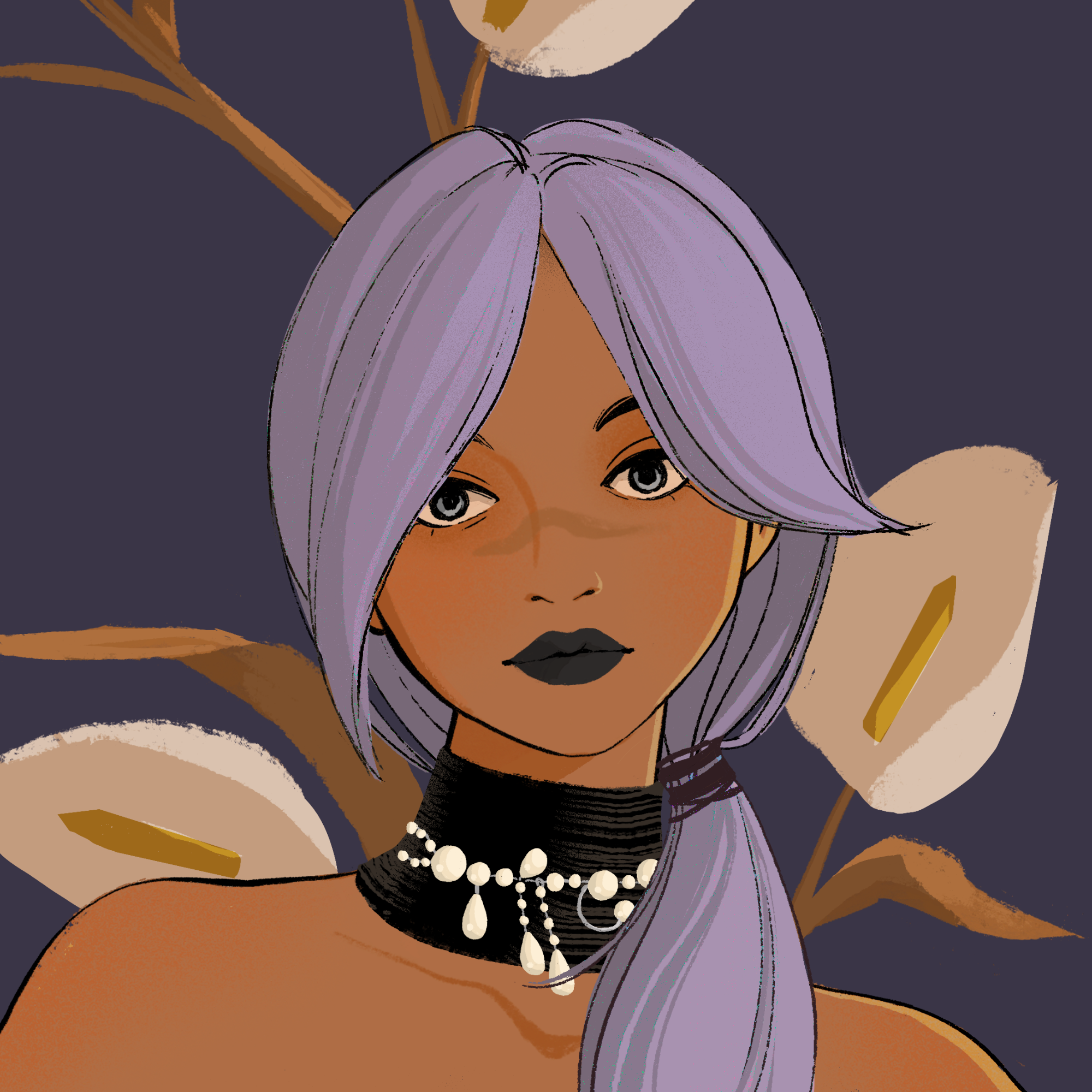 a portrait of Hemlock of the wastes