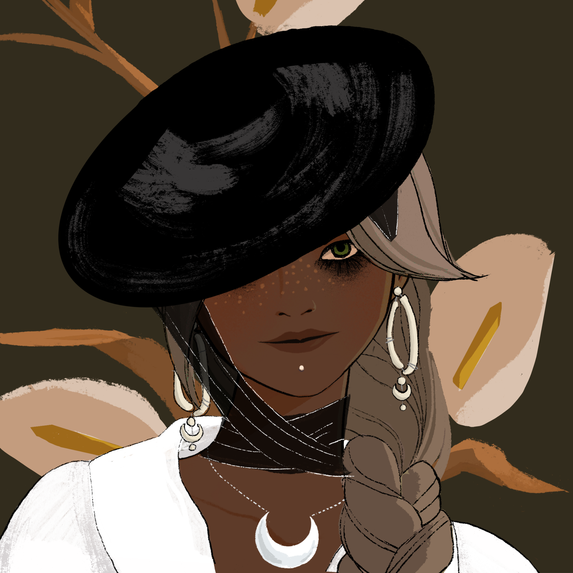 a portrait of Willow, the mysterious estoc
