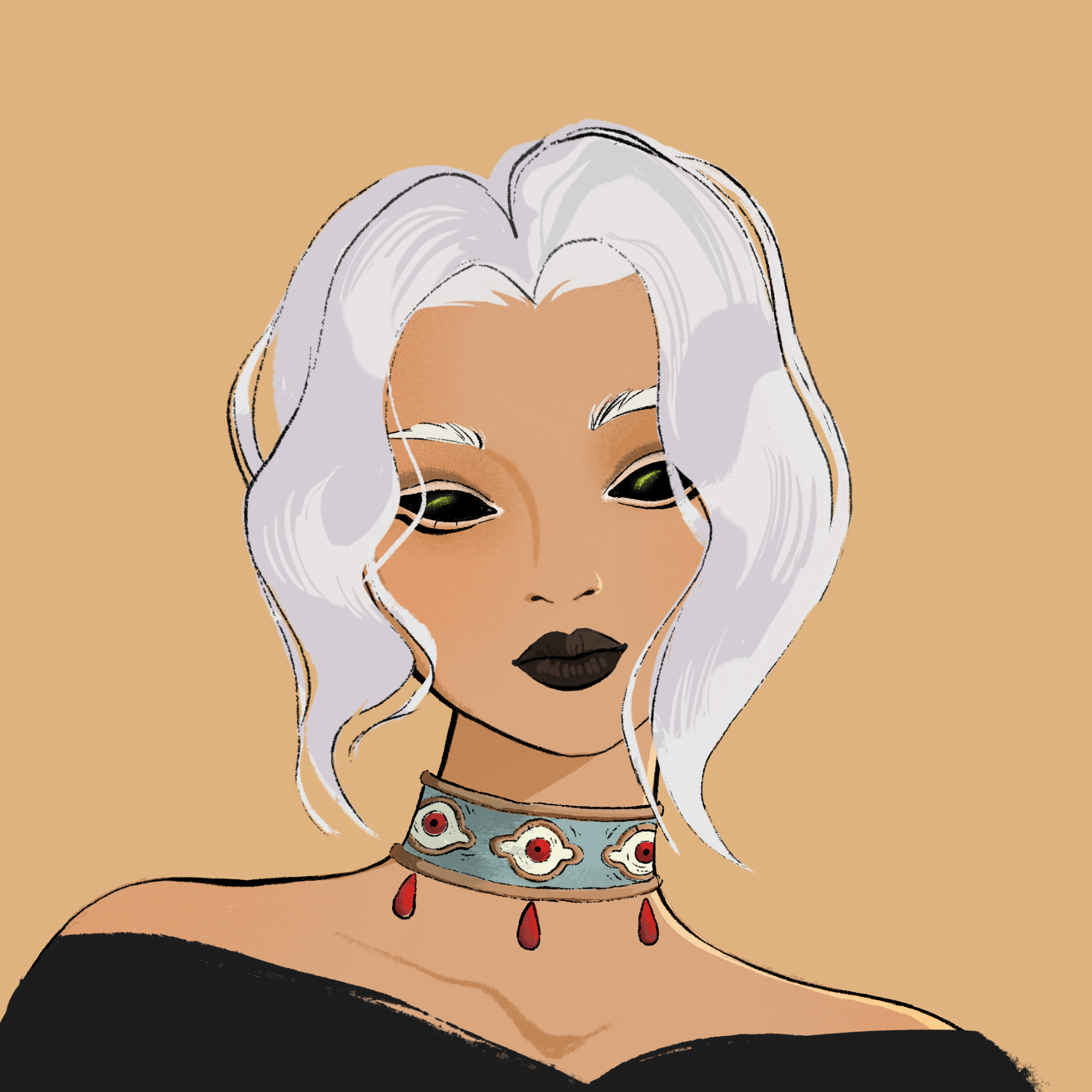 a portrait of Soursop, the salty trance