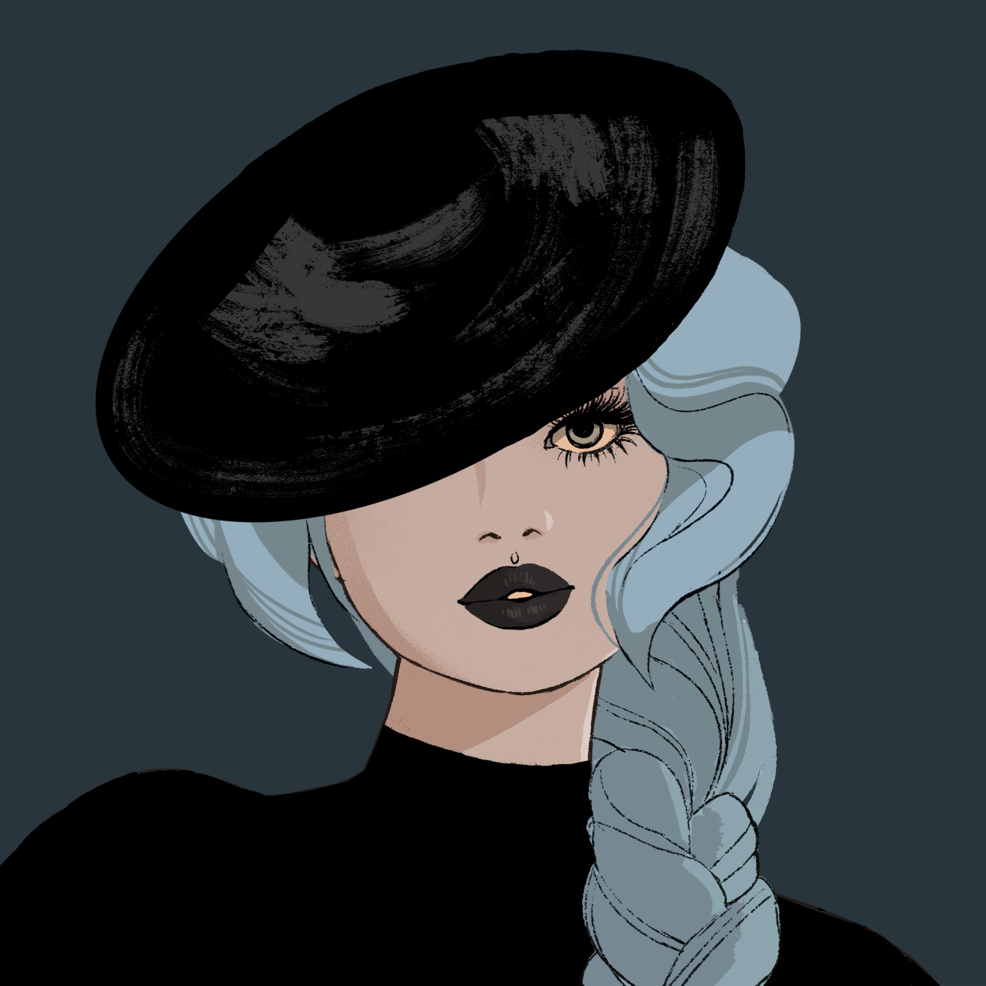 a portrait of Marri, the elegant essence