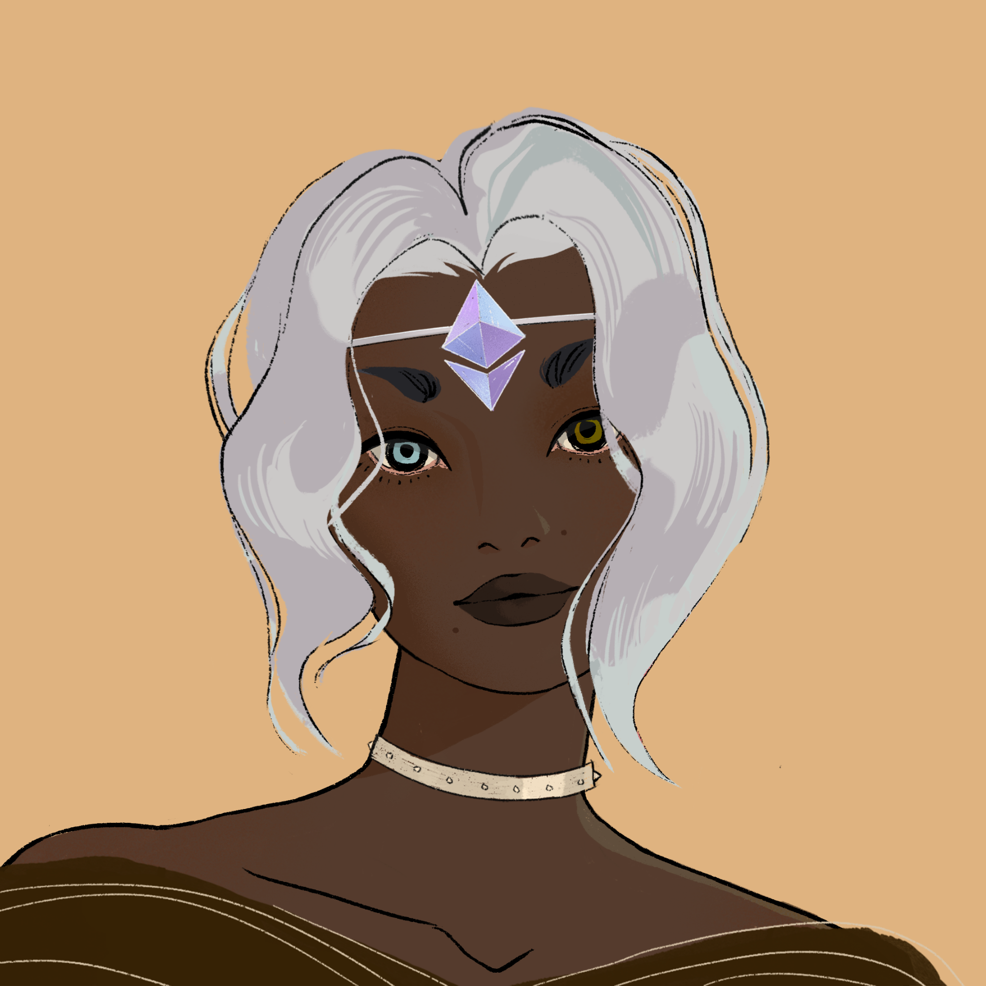 a portrait of Monoi the alluring