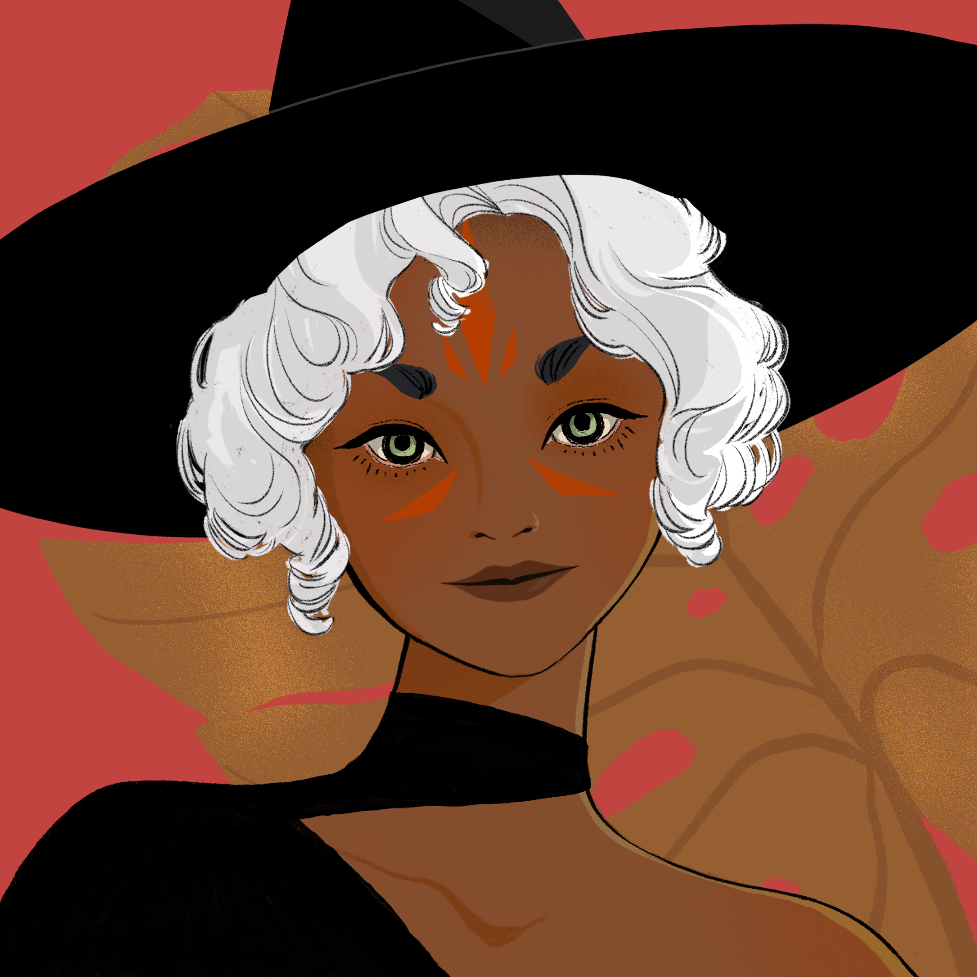 a portrait of Saba of the wilds