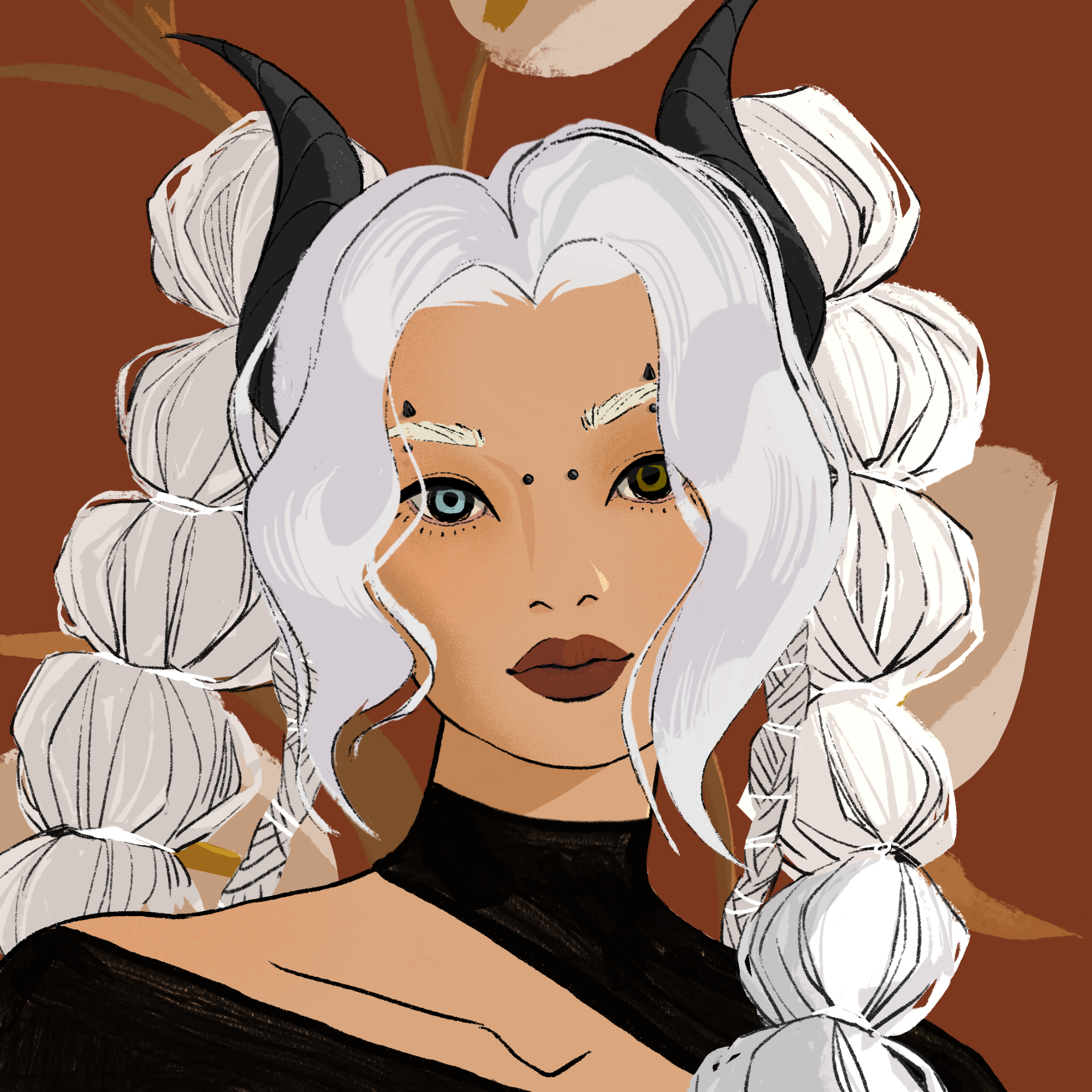 a portrait of Kone, the vicious sleet