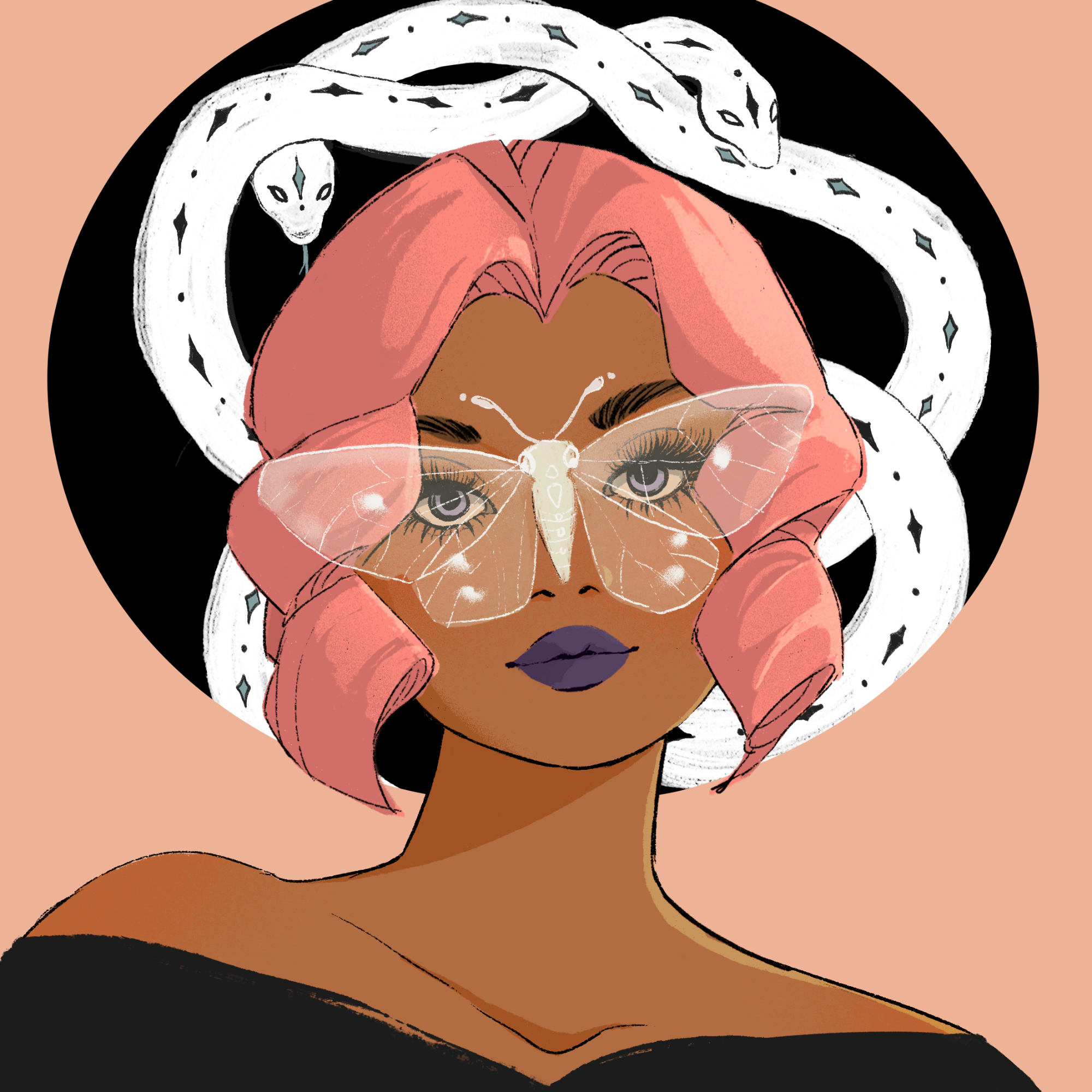 a portrait of Shitake, the resonant leaf
