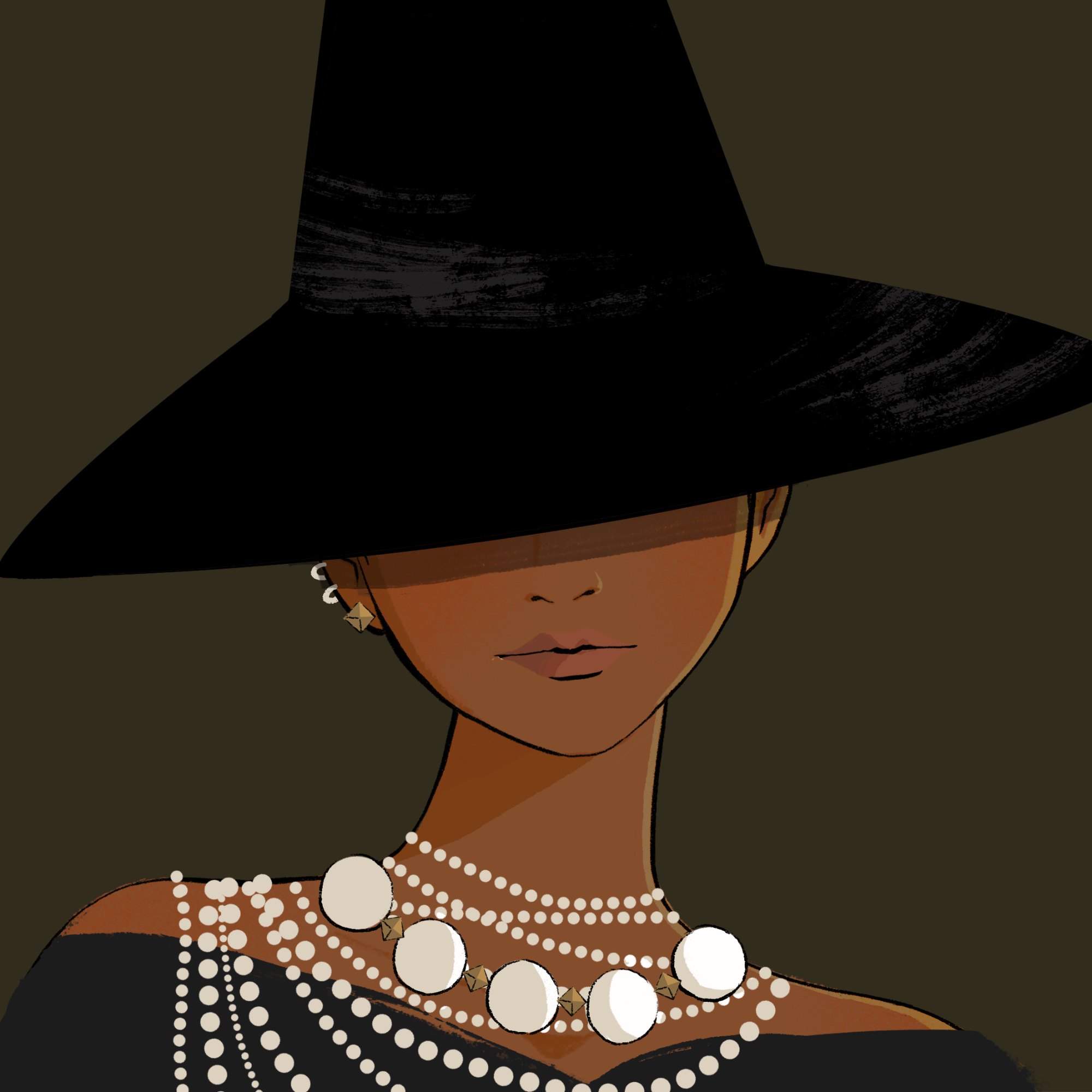 a portrait of Iroko, the malevolent dimension