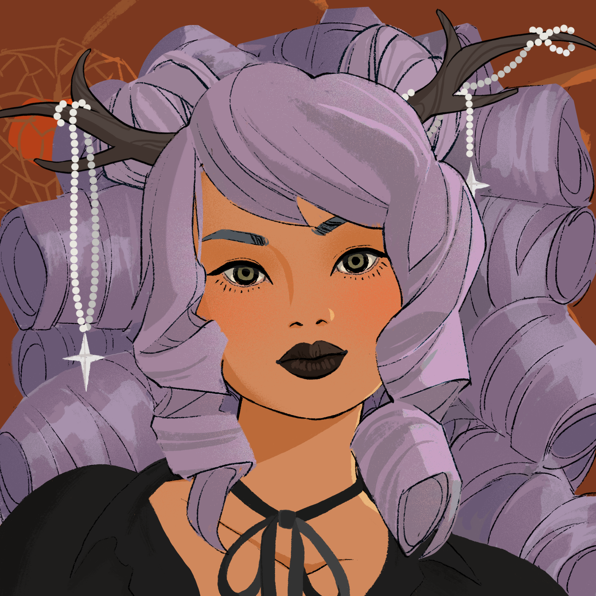 a portrait of Parsnip, the psychedelic scythe