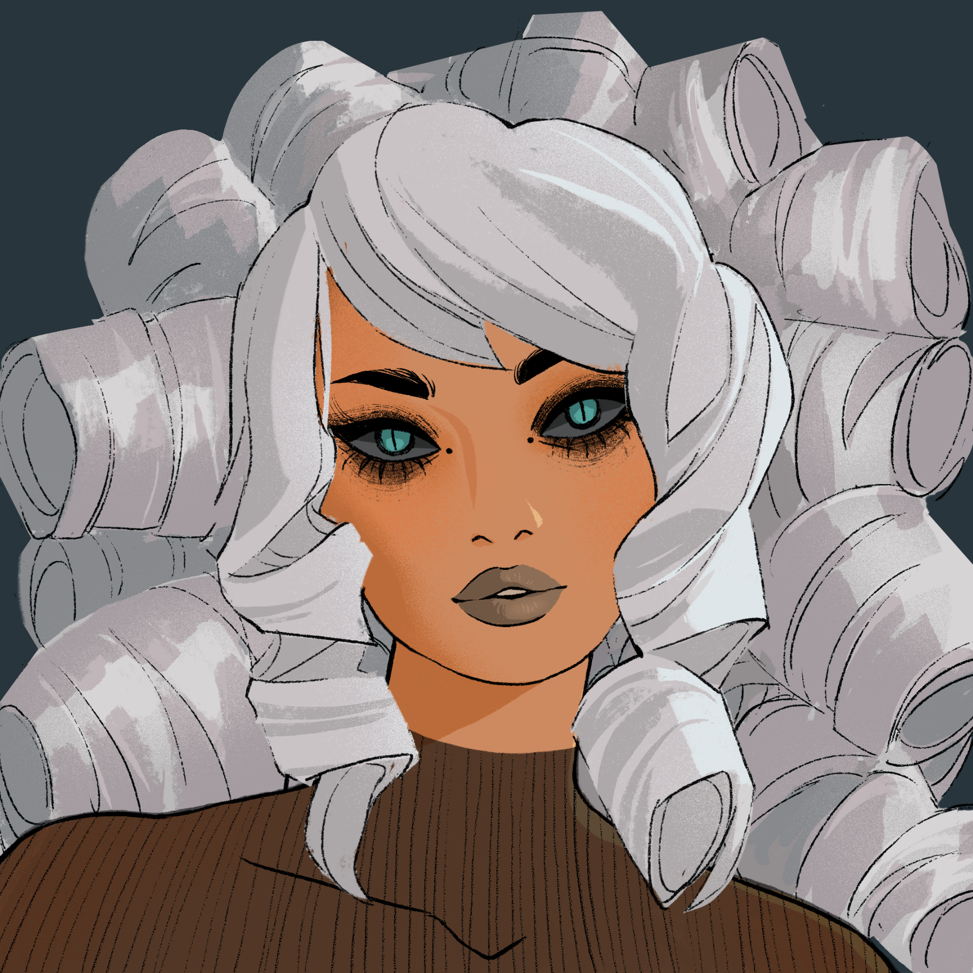 a portrait of Lynx the fair