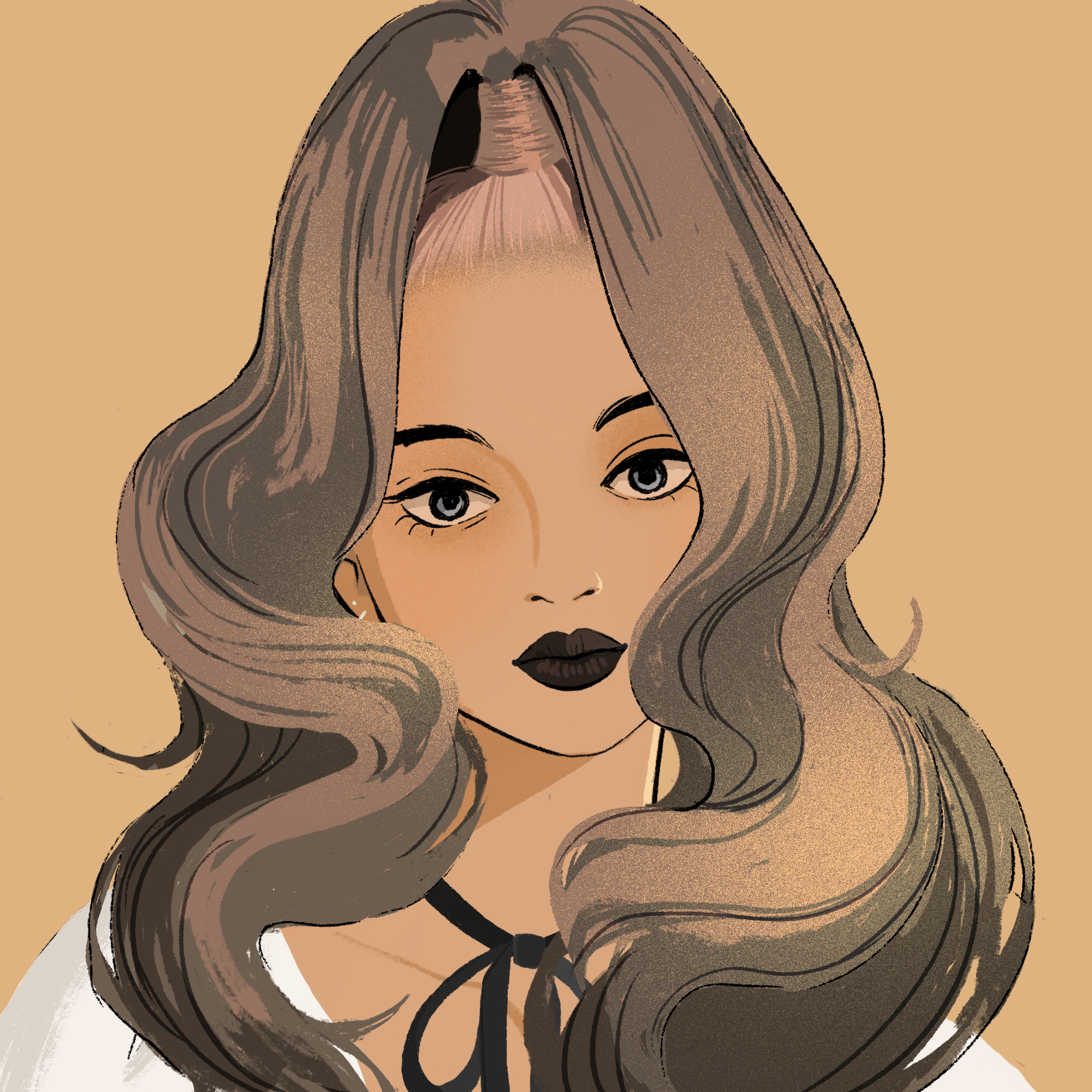 a portrait of Turnip, the resonant bun