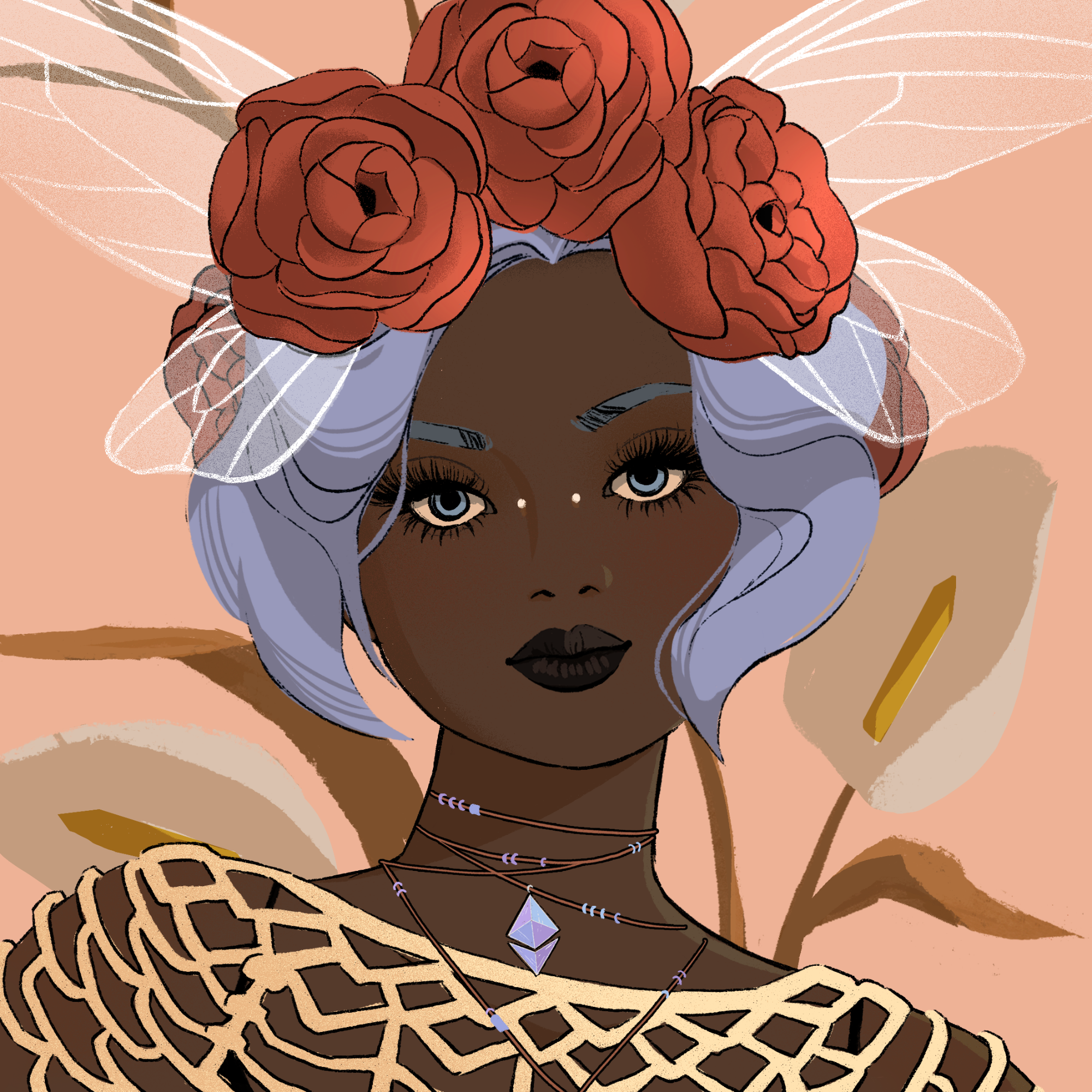 a portrait of Acorn the soft