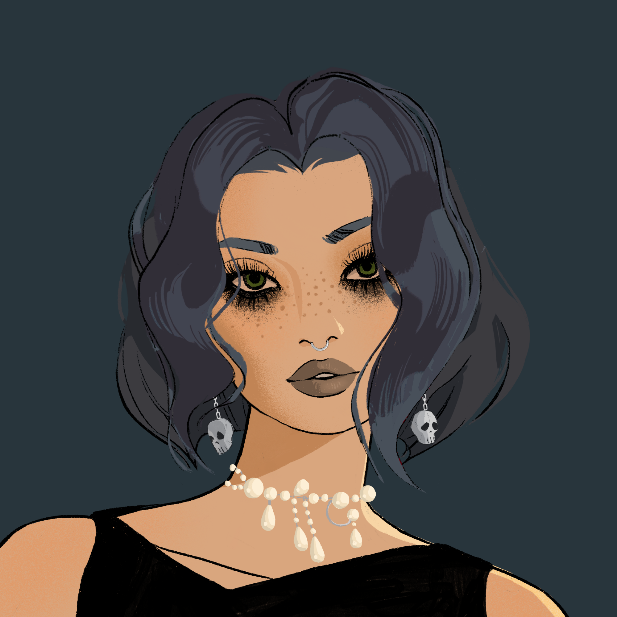 a portrait of Sapele the deathless