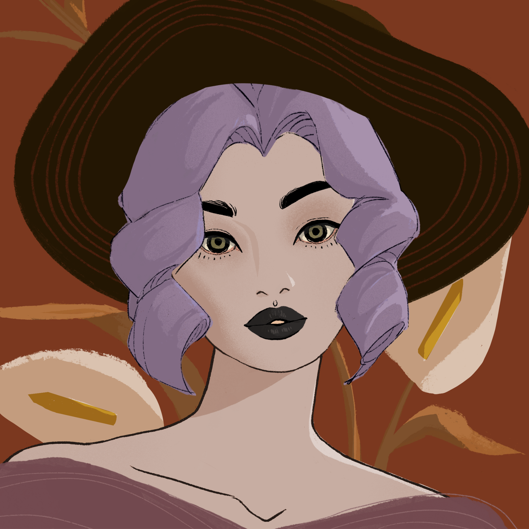 a portrait of Spinach, the resilient roost