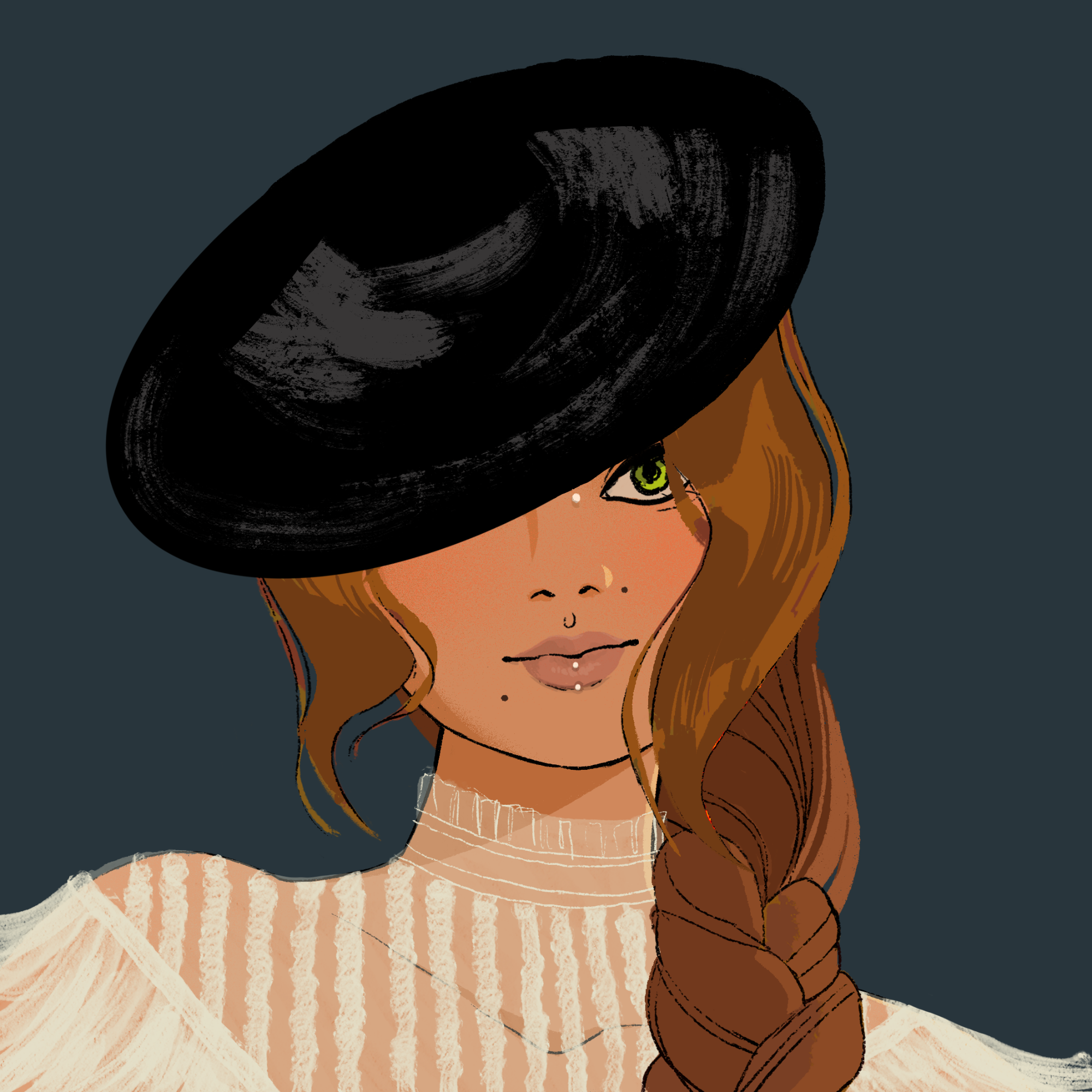 a portrait of Copper, the silent spirit