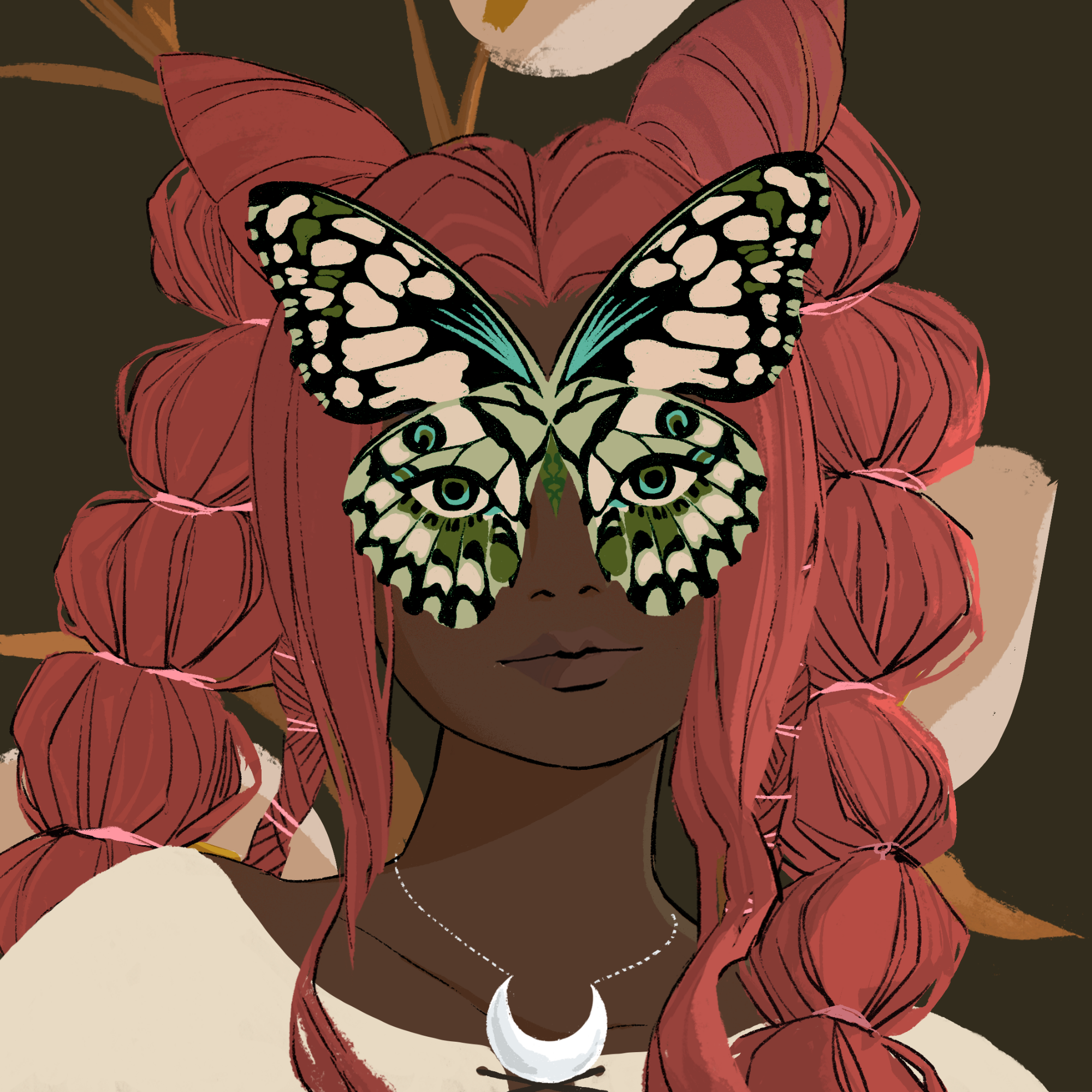 a portrait of Bay the flaxen