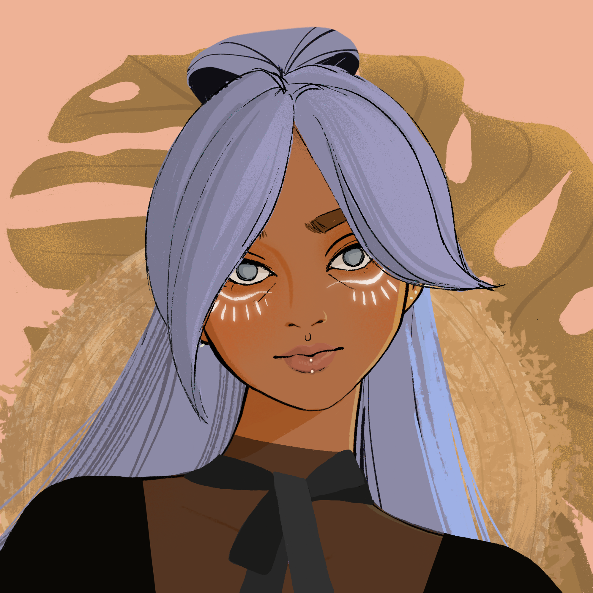 a portrait of Morel the corrugated