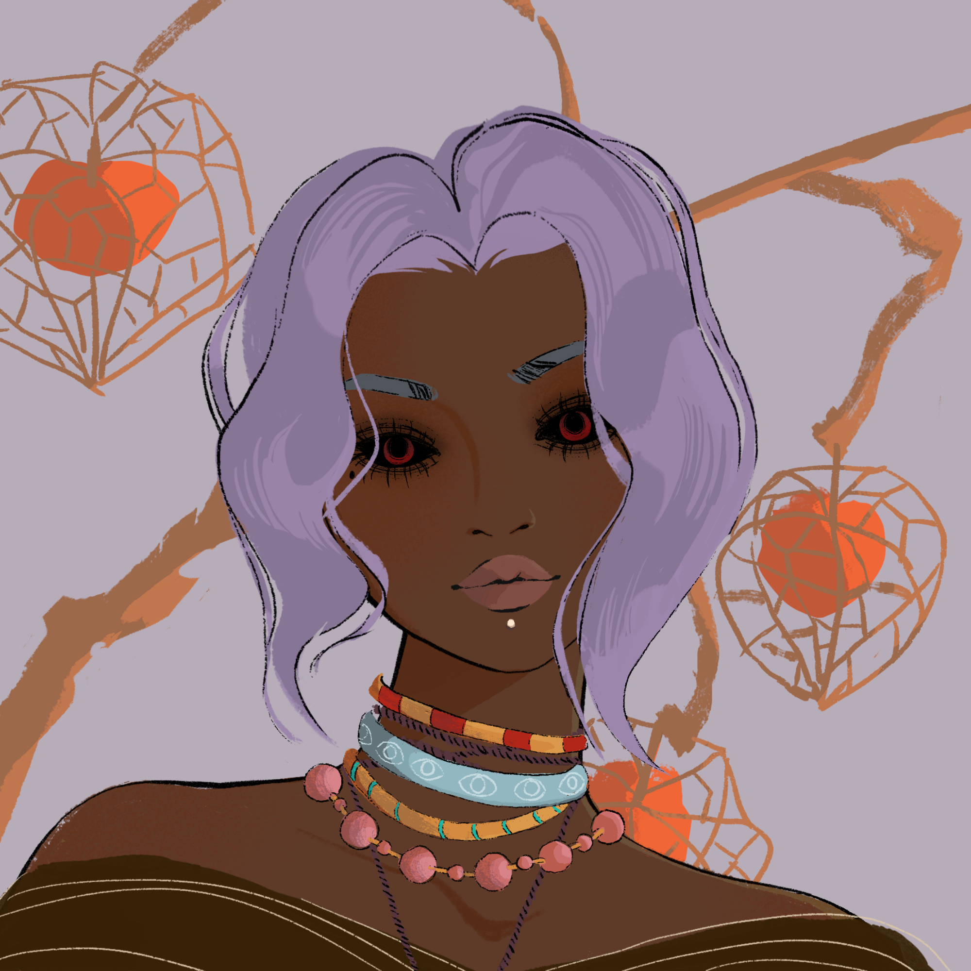 a portrait of Thera, the sodden ash