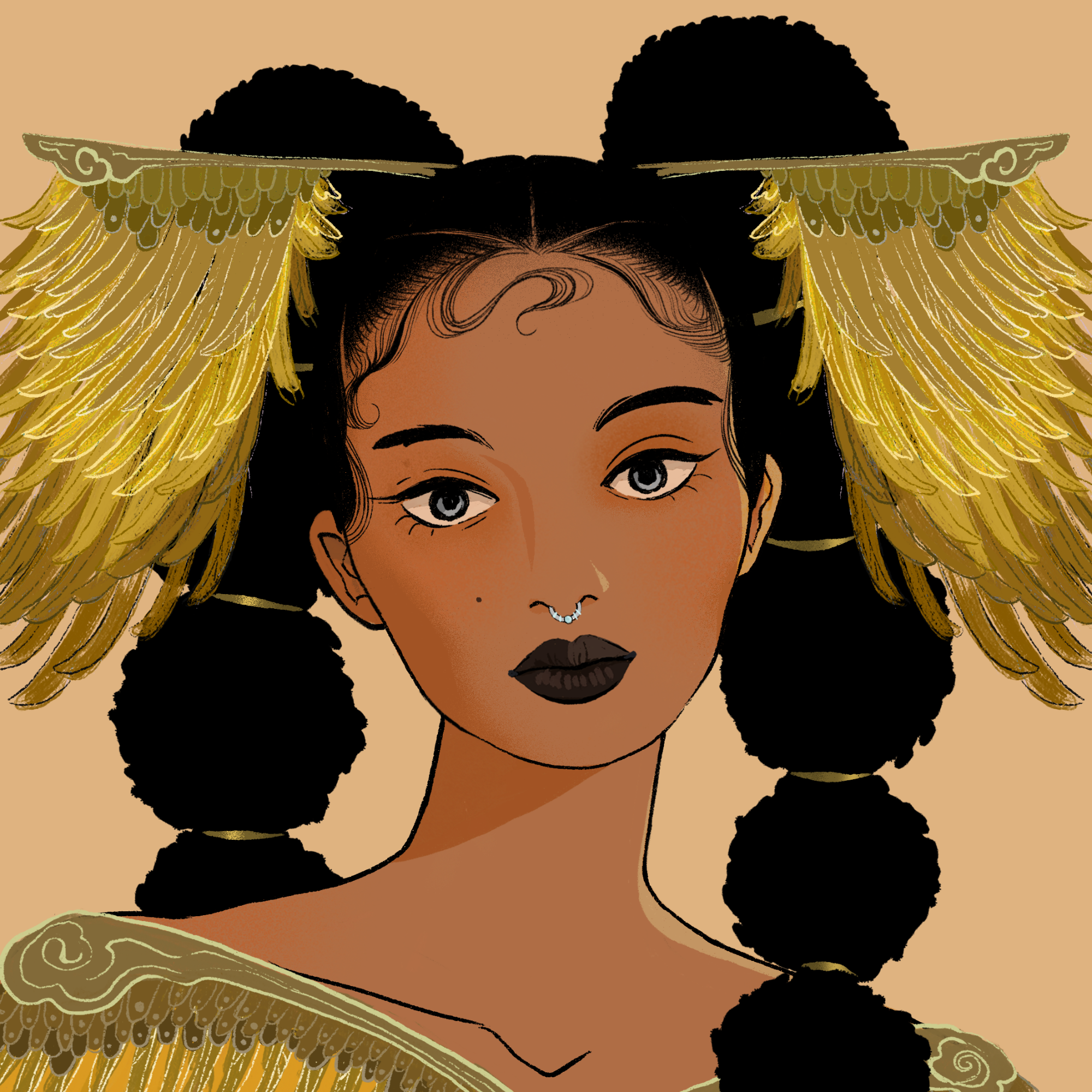 a portrait of Hymn