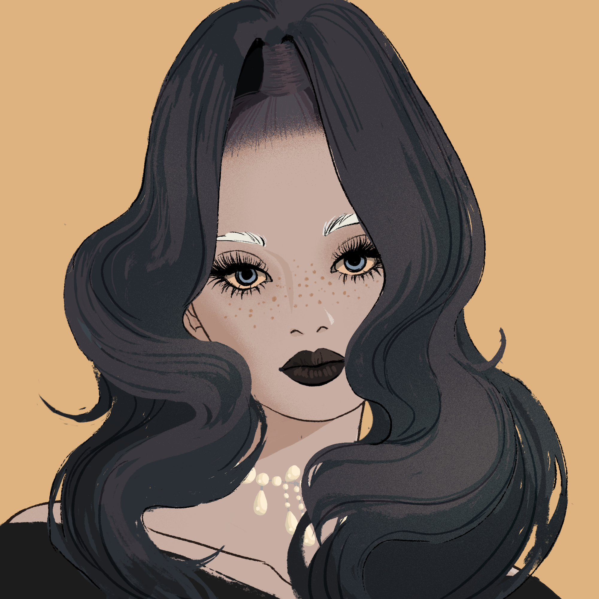 a portrait of Tourmaline the luxurious