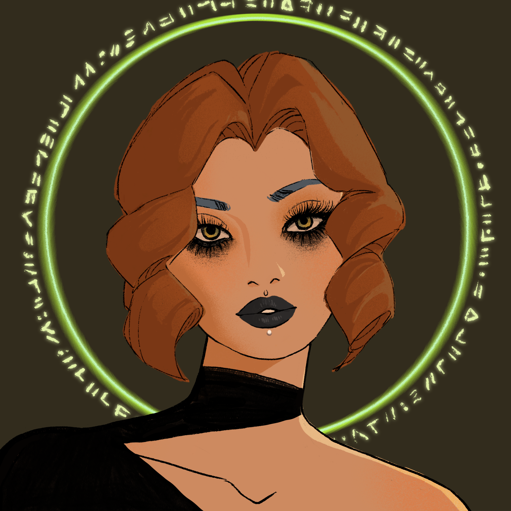 a portrait of Entropy, the alert alembic