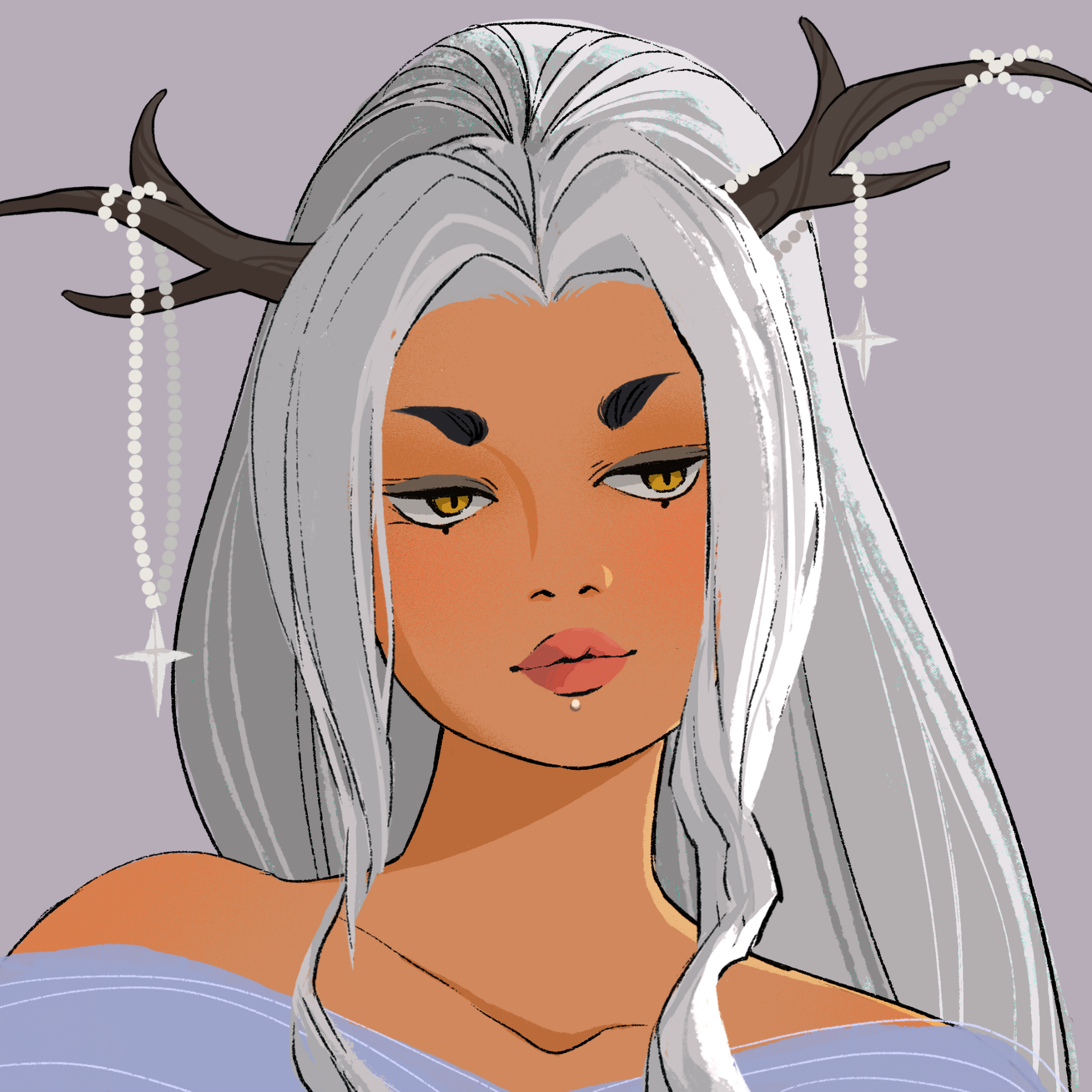 a portrait of Granny chervil