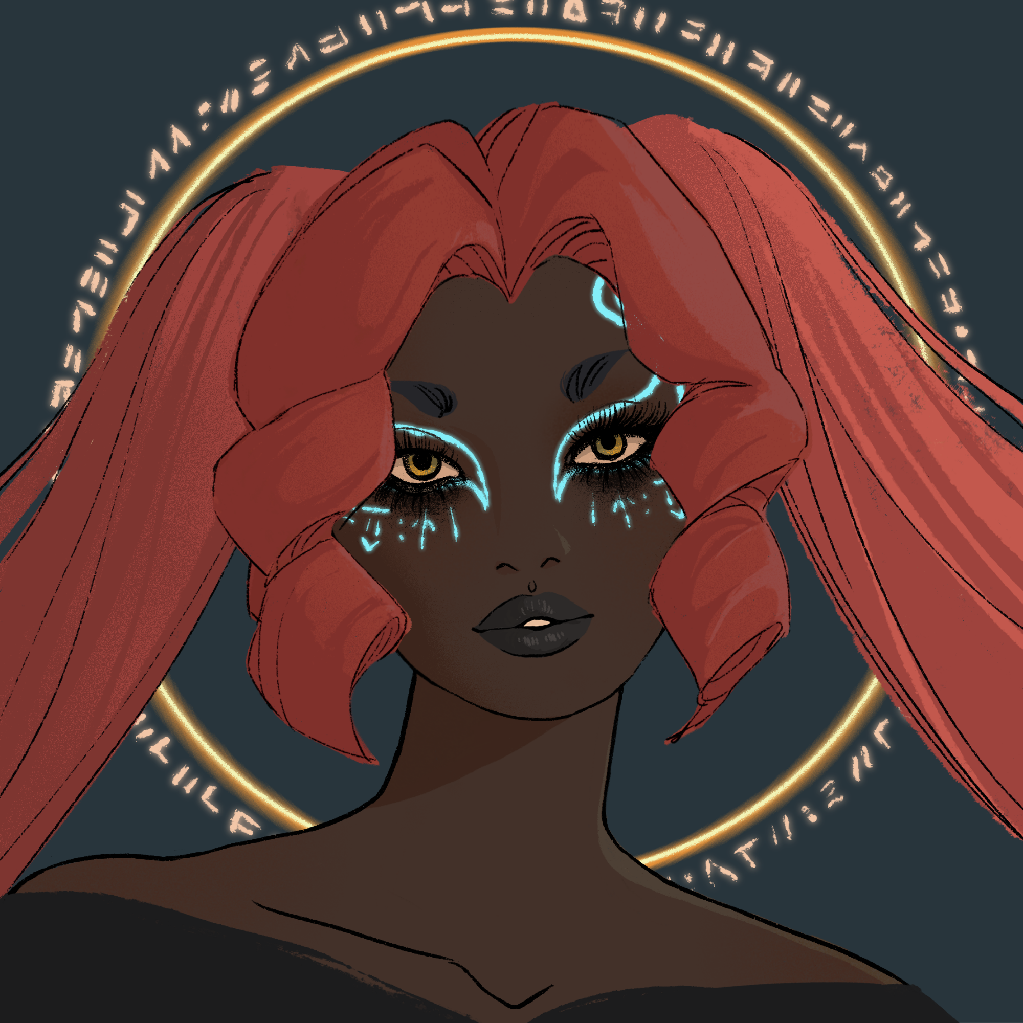 a portrait of Altair the binary